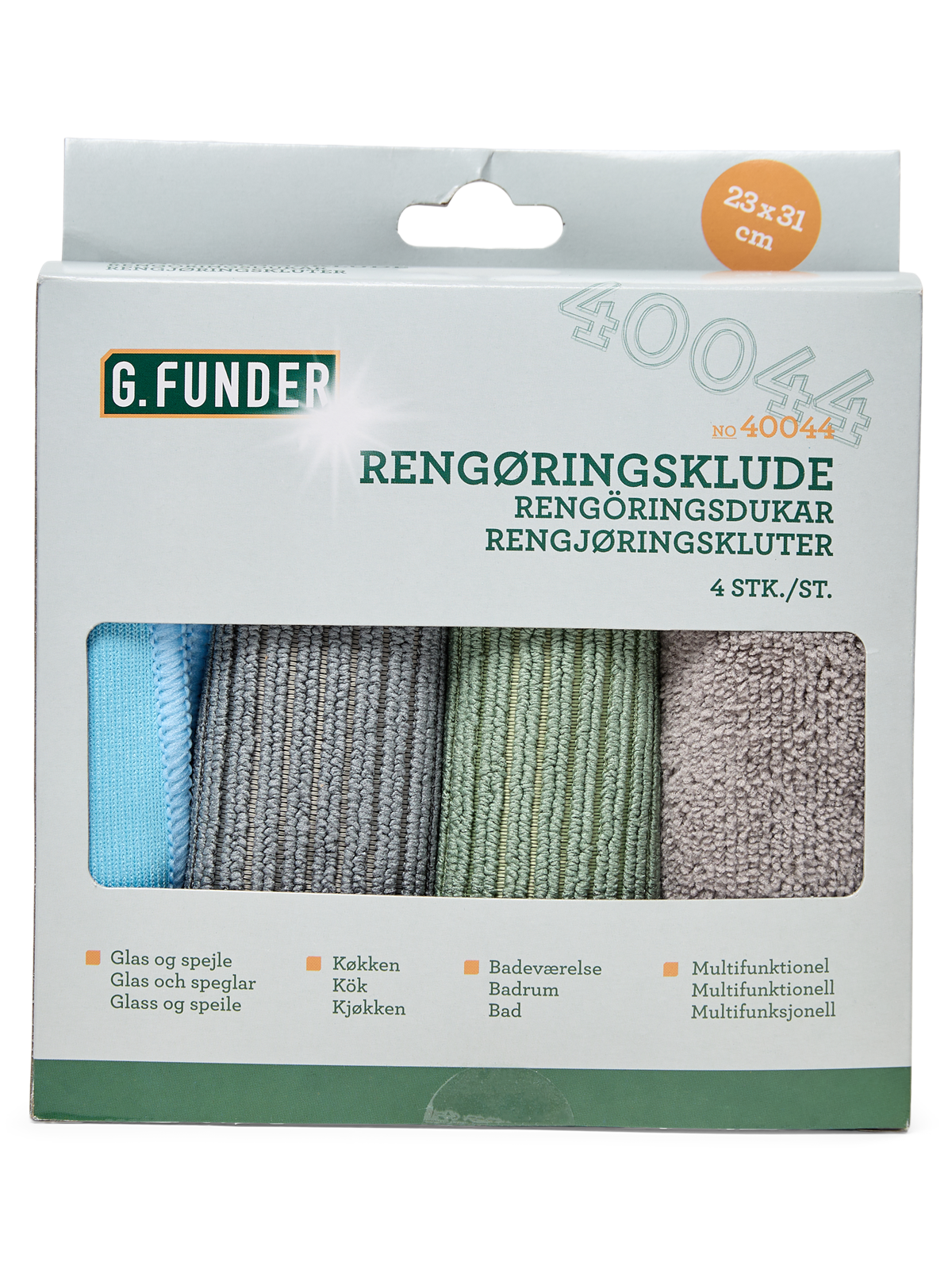 G.Funder Cleaning Cloths 4-pack - Reinigung - 5701137400446