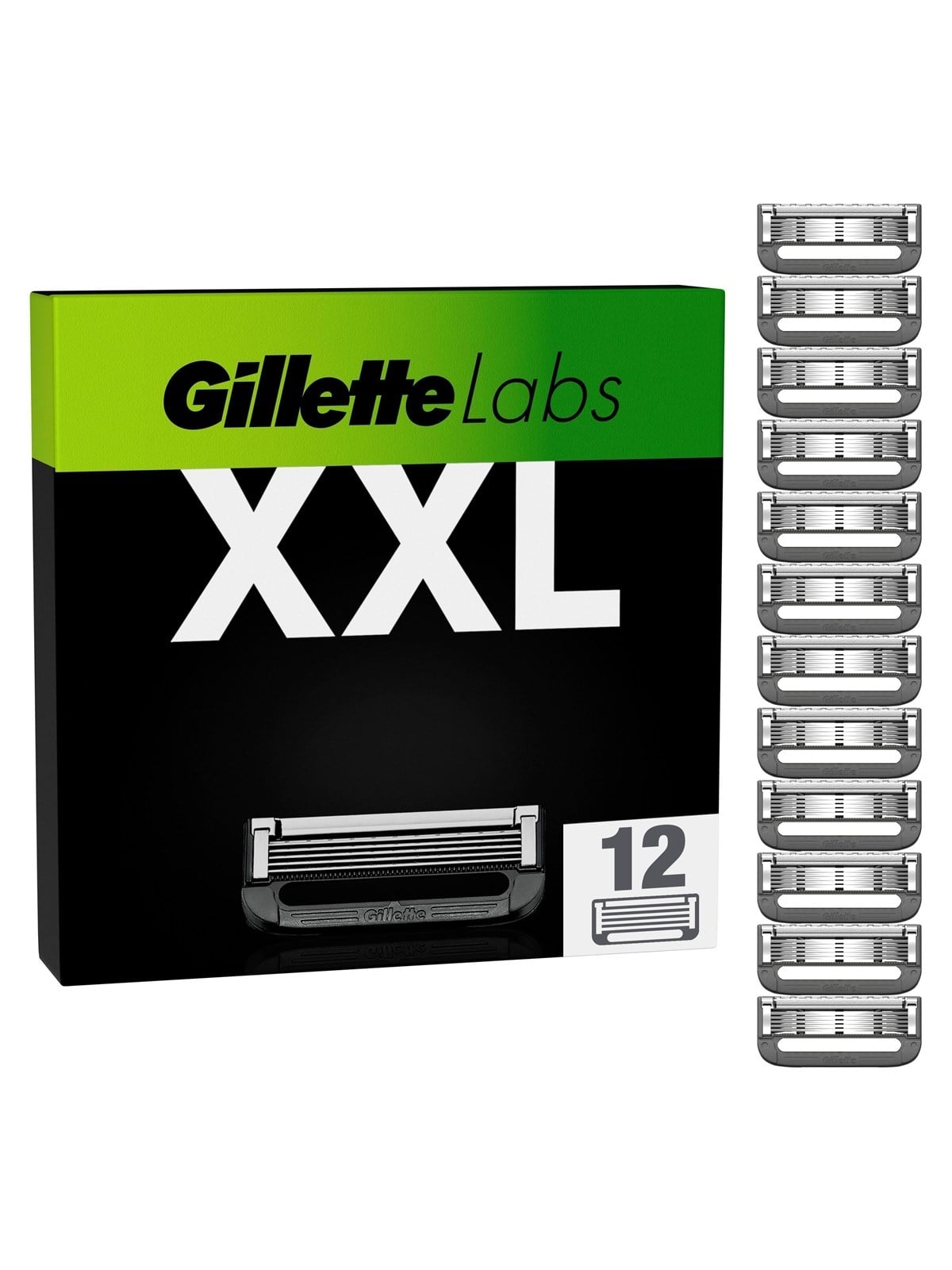 Gillette Labs Xxl Razor Blades (12-pack) - Rasierausstattung - 8700216055529