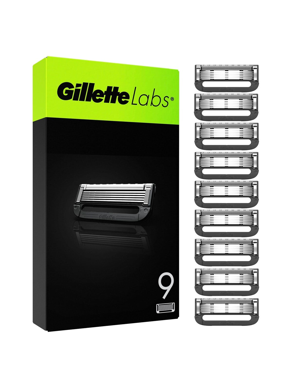 Gillette Labs 9 Pcs Largepack Vertical - Rasierausstattung - 8700216331753