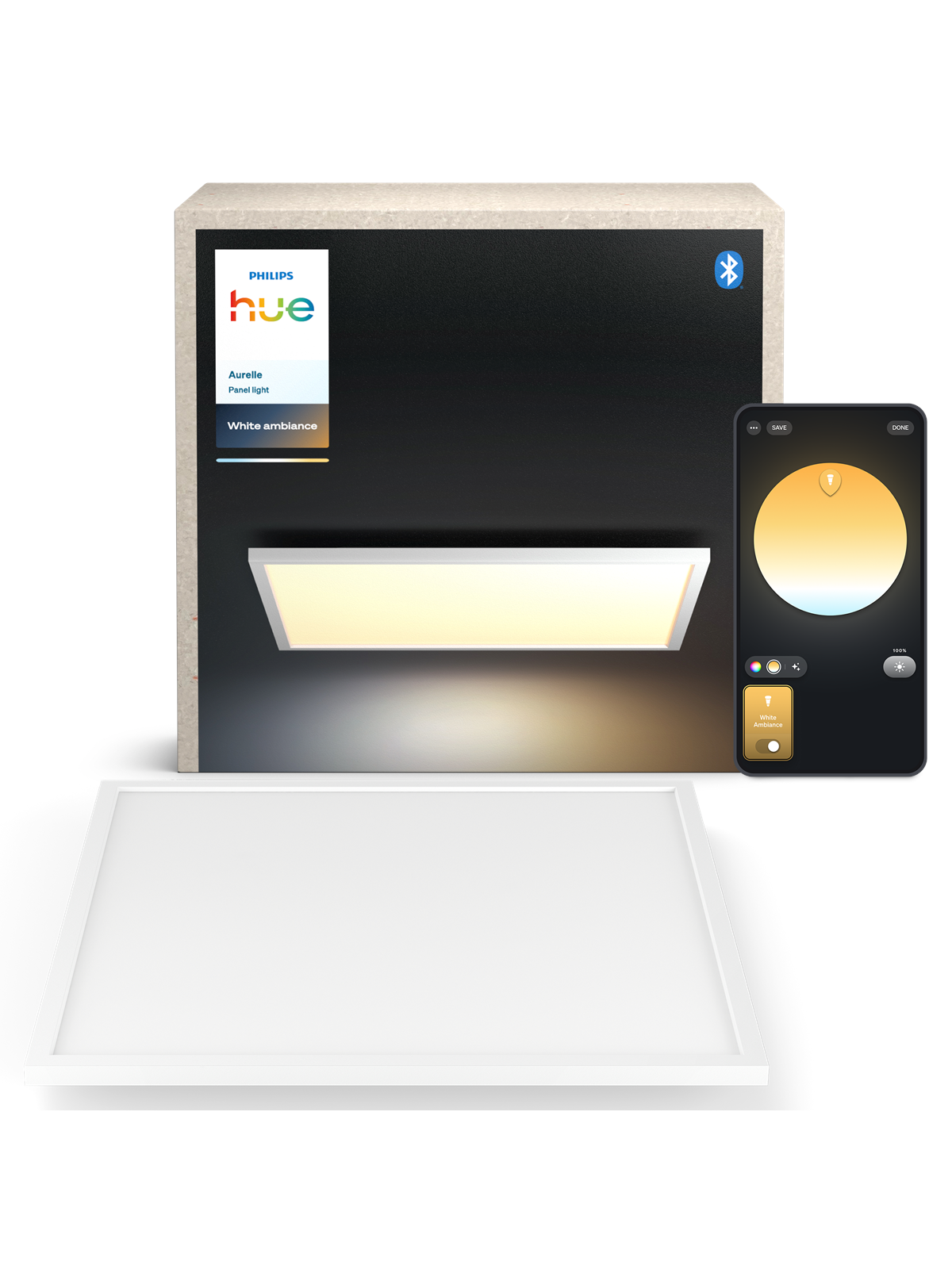 Philips Hue Aurelle Panel Square XL White - Smart Home - 929003099002