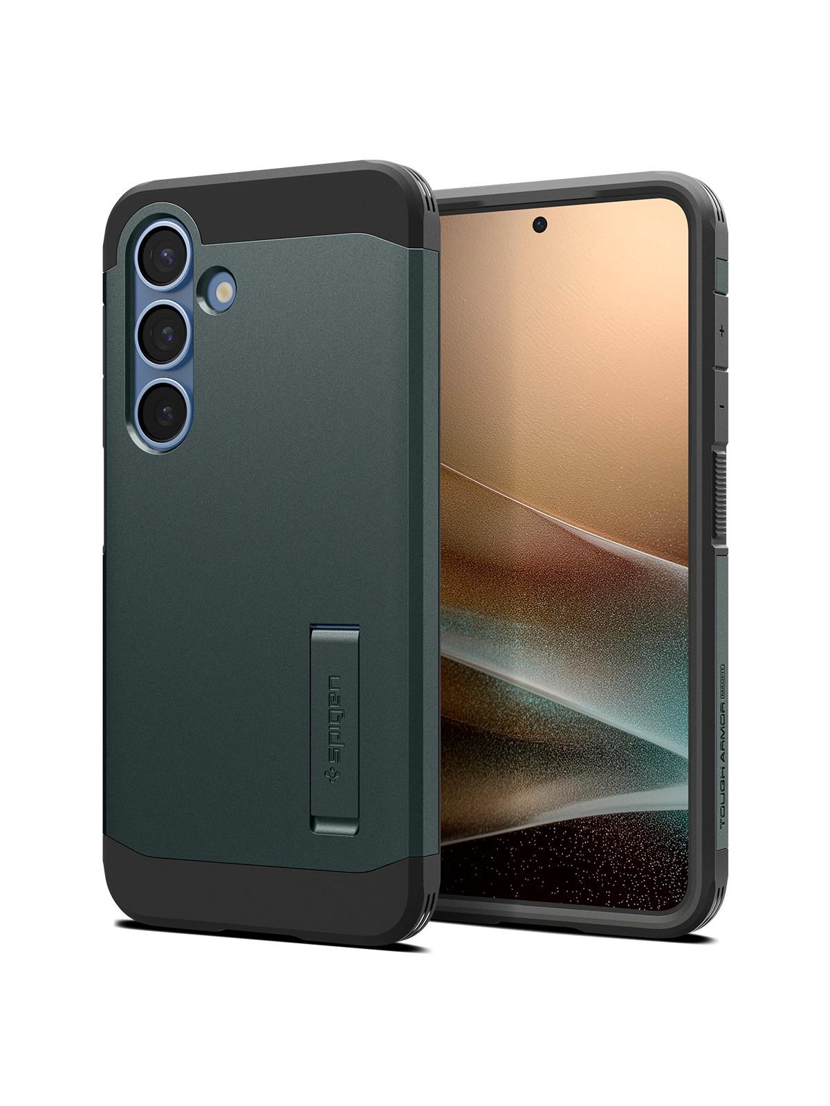 Spigen Tough Armor Magsafe - Abyss Green - Samsung Galaxy S25 - Handys Cover Cases - Acs09010