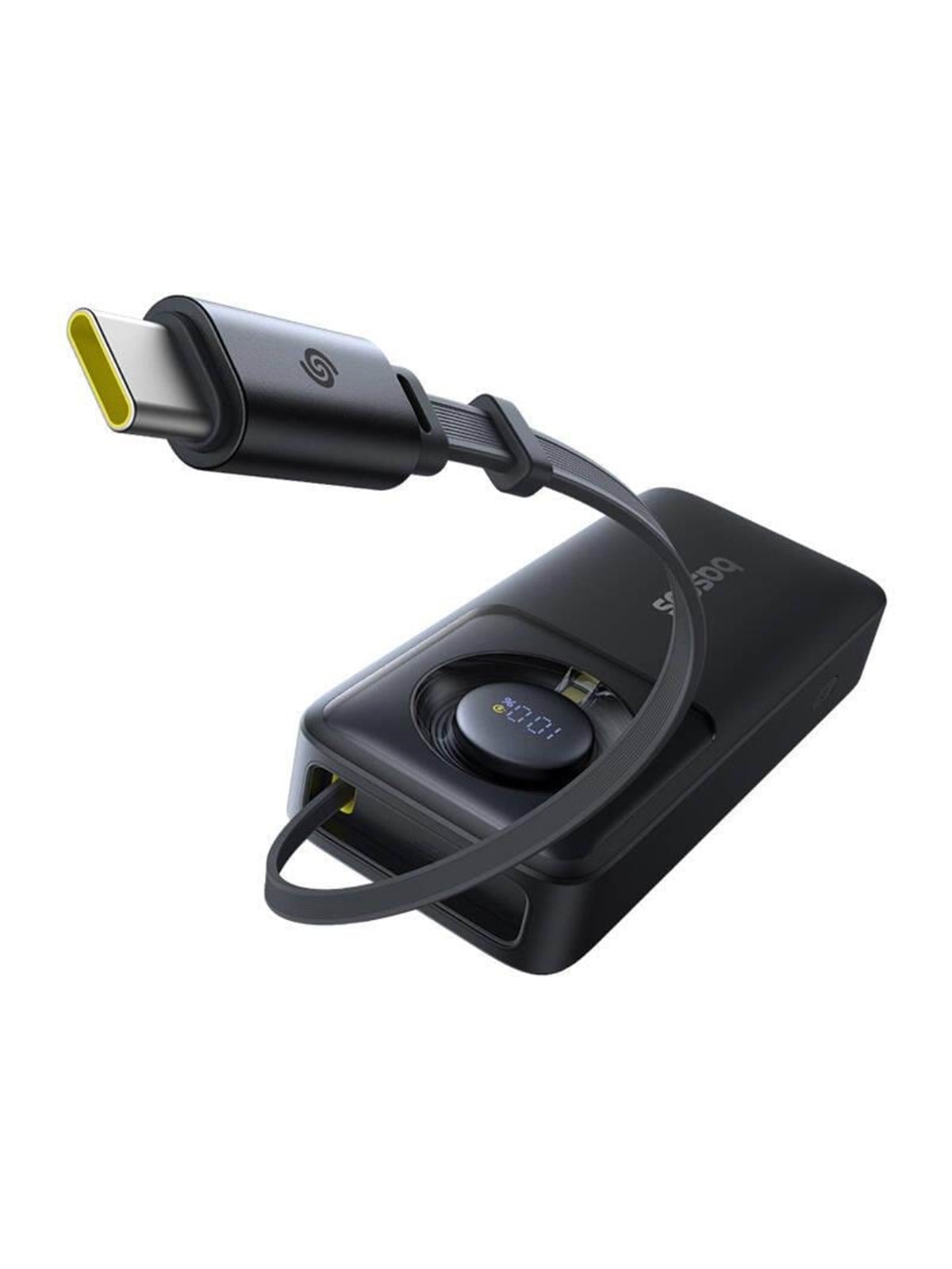 Baseus OS Free2pull 10000 Mah 30w Powerbank + Cable (Black) Powerbank (Akku) - Schwarz - 10000 Mah - Powerbank Akku - P10073701123-00
