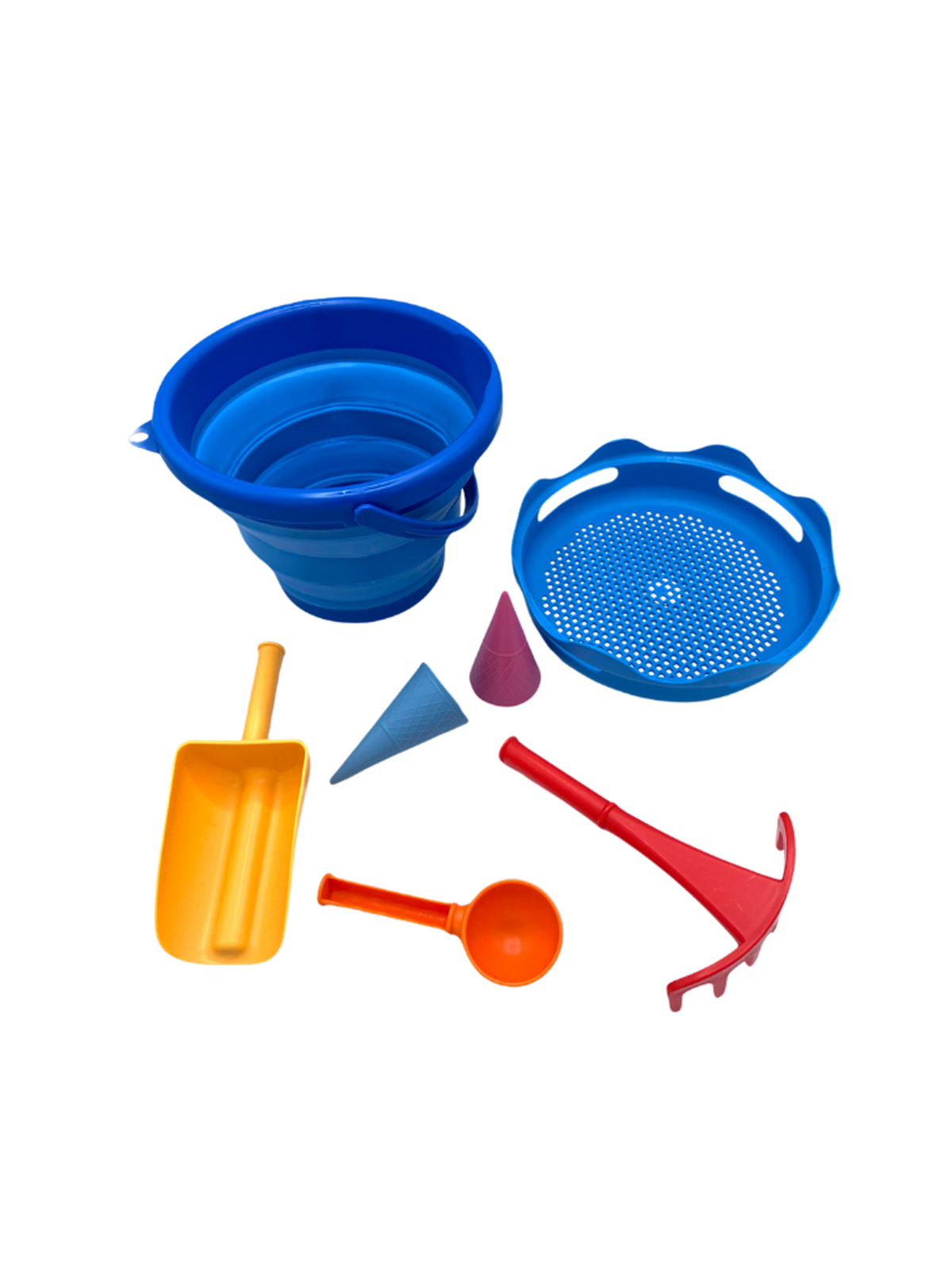 Compacttoys 7in1 Sandtoys // Blue - Spiele im Freien - 7in1-blue