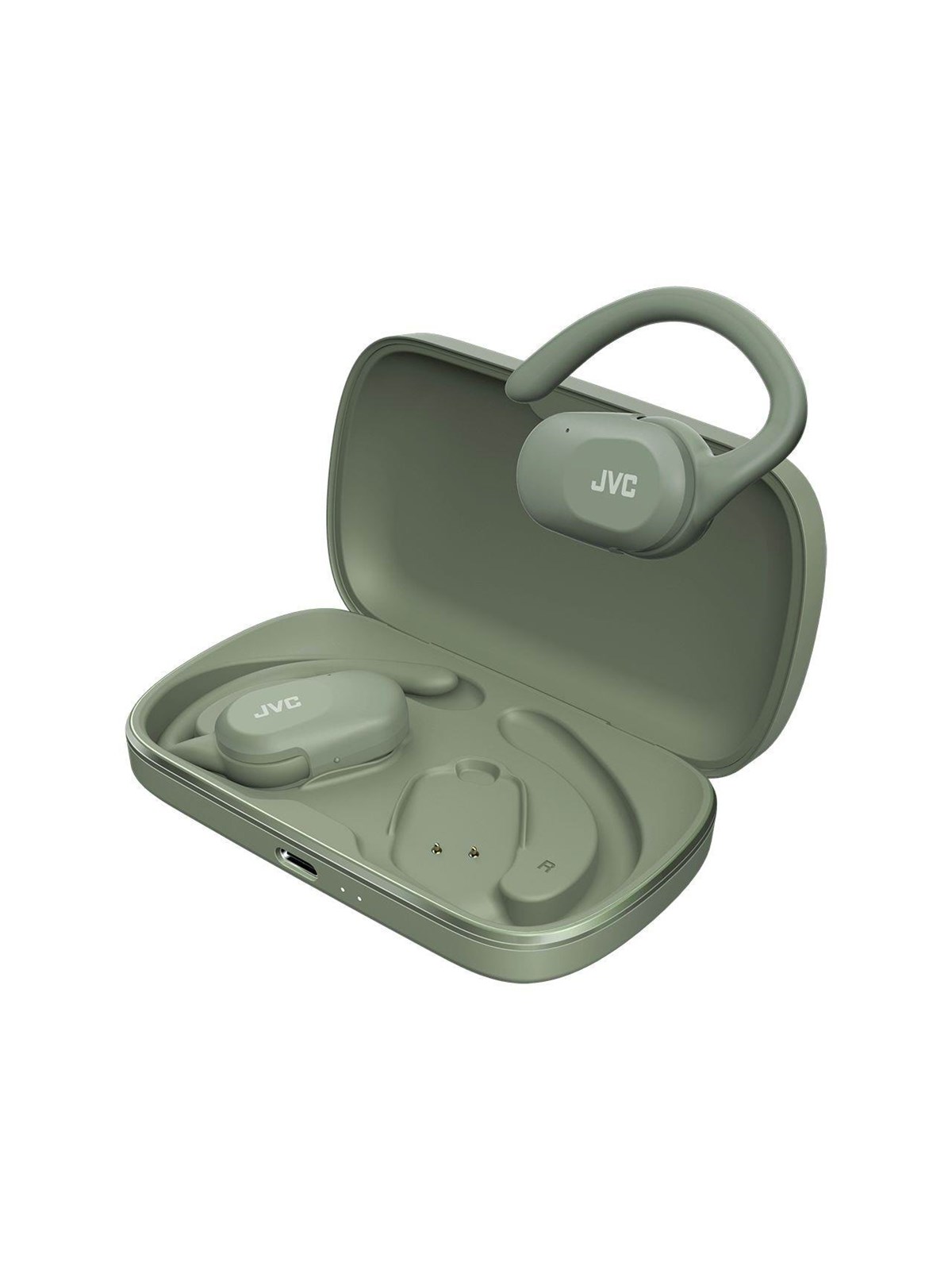 Kopfhörer - Jvc Open Ear Nearphone True Wireless Headphones - Green - Kopfhoerer/headsets - Ha-np40t-g-u
