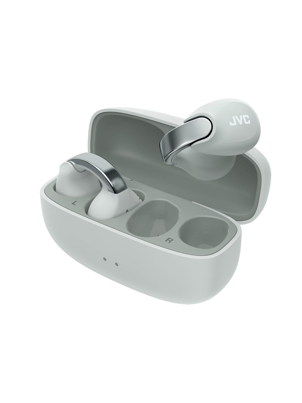 Kopfhörer - Jvc Open Ear Nearphone True Wireless Headphones - White - Kopfhoerer/headsets - Ha-np1t-h-u
