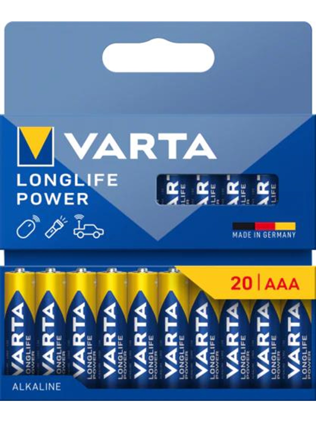 Varta Longlife Power Aaa - 20-pack - Batterien Und Akkus - 4903121720