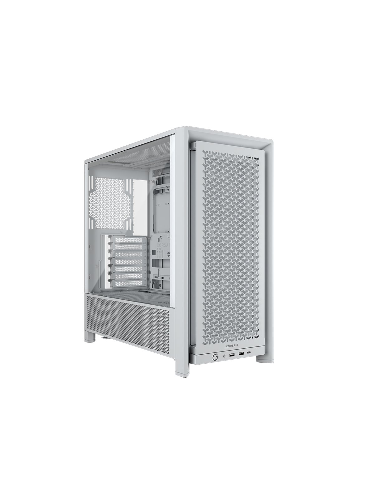 Corsair Frame 4000d RS (3 White Fans) - Gehäuse - Miditower - Weiß - Gehaeuse - Cc-9011313-ww