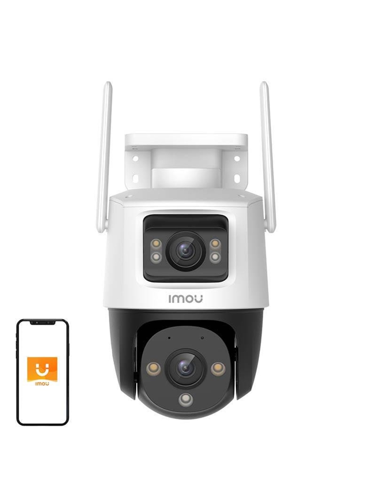 Imou 360° Outdoor Wifi Camera Cruiser Dual 8mp - Netzwerkkamera - Ipc-s7xp-8m0wed-0360