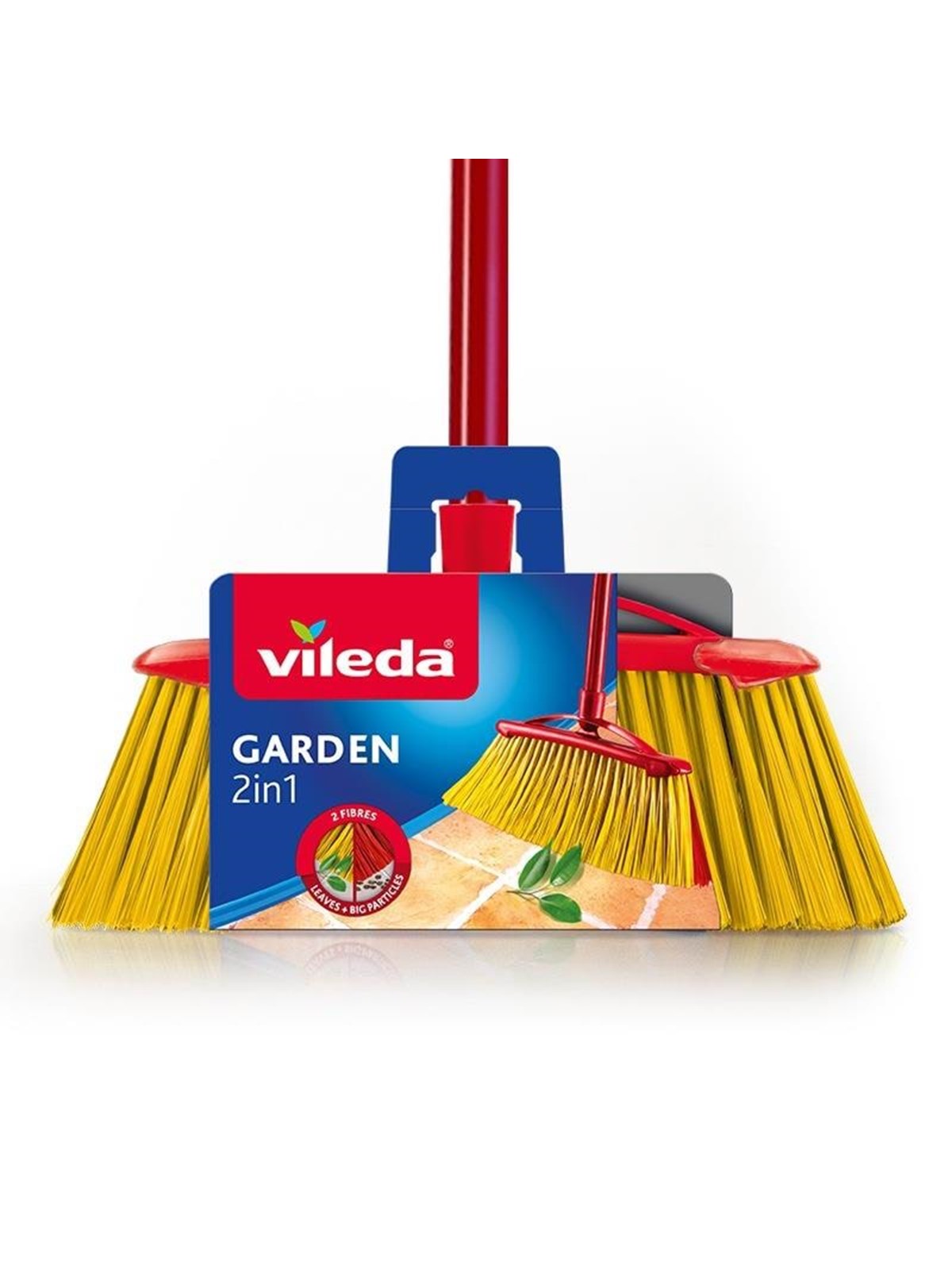 Vileda Broom 2in1 Garden Outdoor (Red/yellow) - Reinigung - 128763