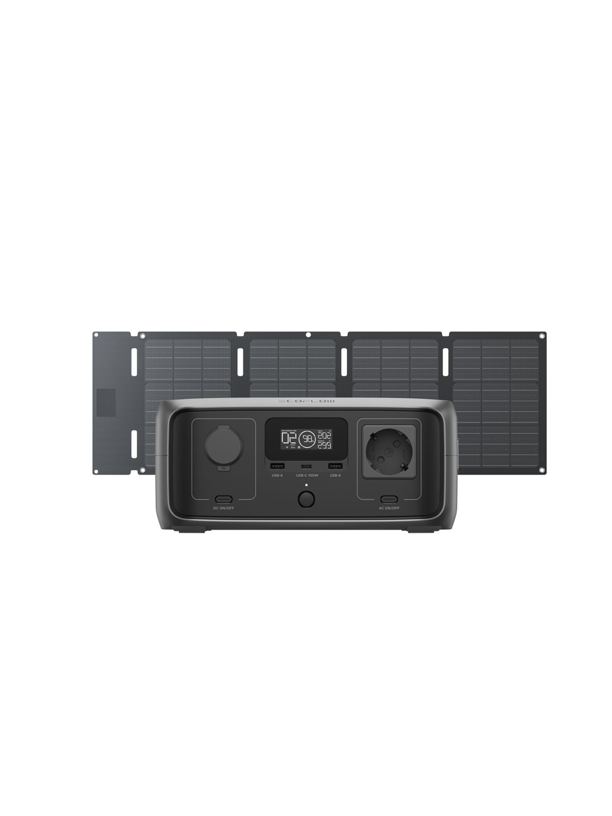 Ecoflow River 3 (Ups 10ms) 245wh + 45w Solar Panel - Bundle - Kraftwerk - Ef-pr705-ups-b-45weu