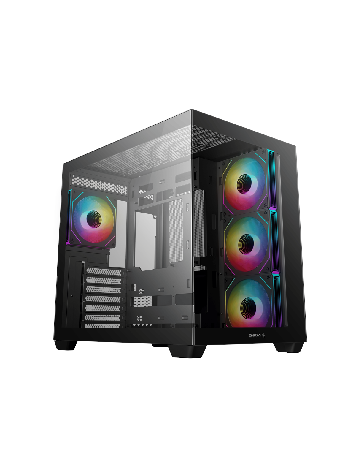Deepcool Cg530 4F - Black - Gehäuse - Desktop - Schwarz - Gehaeuse - R-cg530-bkada4-g-1