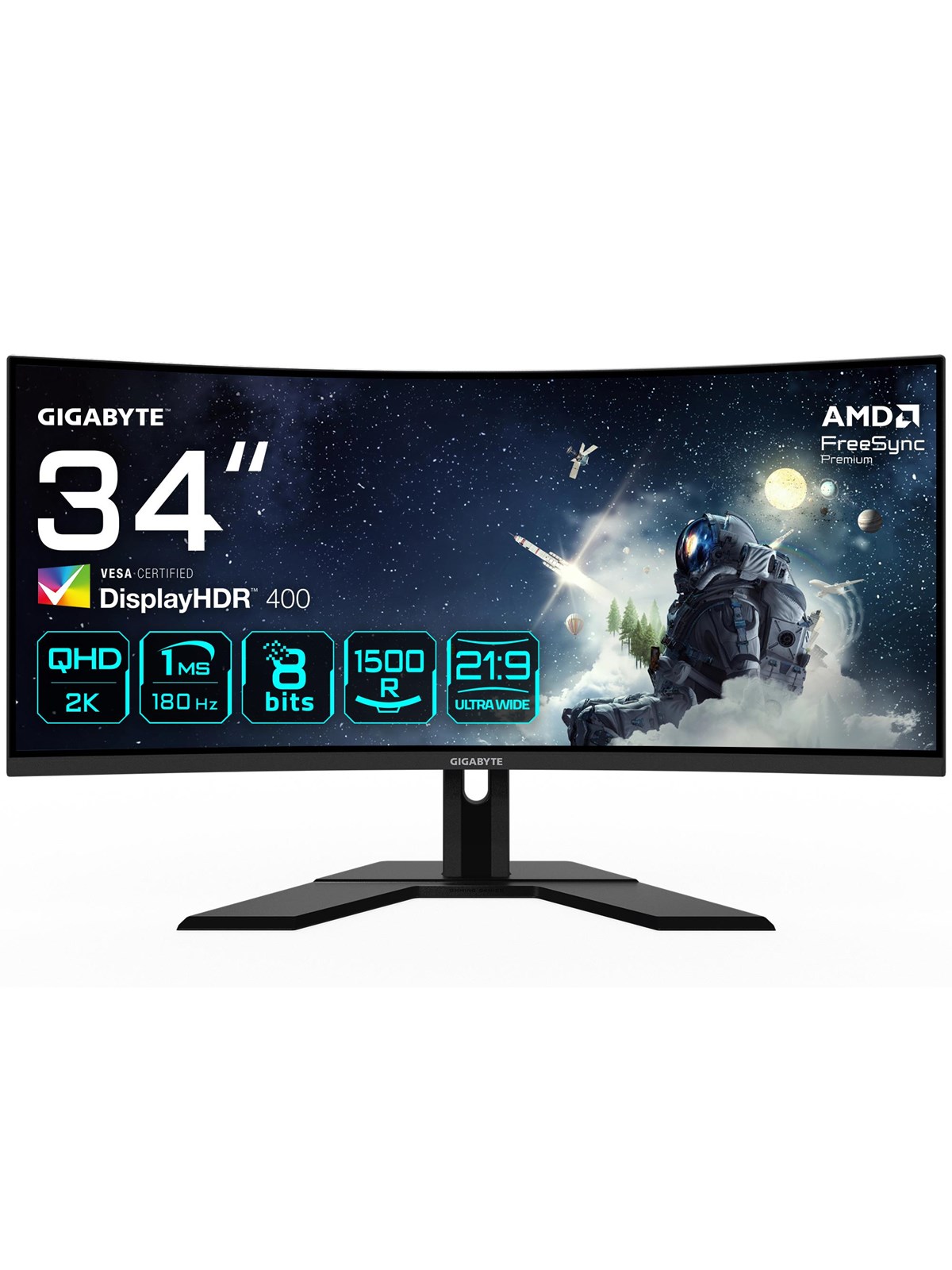 34" Gigabyte G34wqcp - 3440x1440 (Uwqhd) - 180hz - VA - Bildschirm