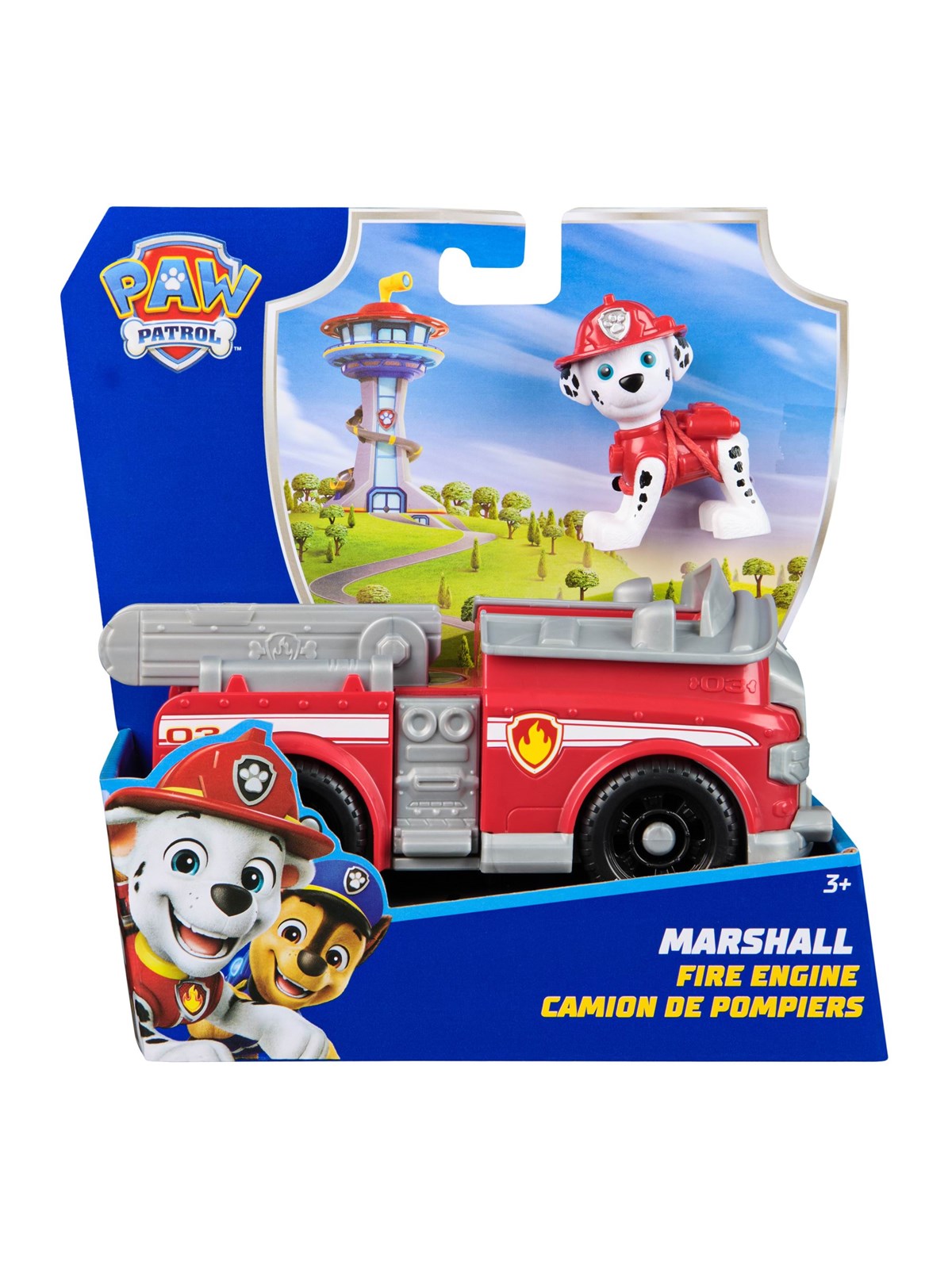 Paw Patrol Basic Vehicle 2.0 - Marshall - Figuren - 6071209