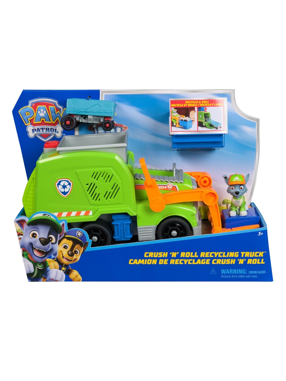 Paw Patrol Rocky Crush N' Roll Recycling Truck - Figuren - 6071248