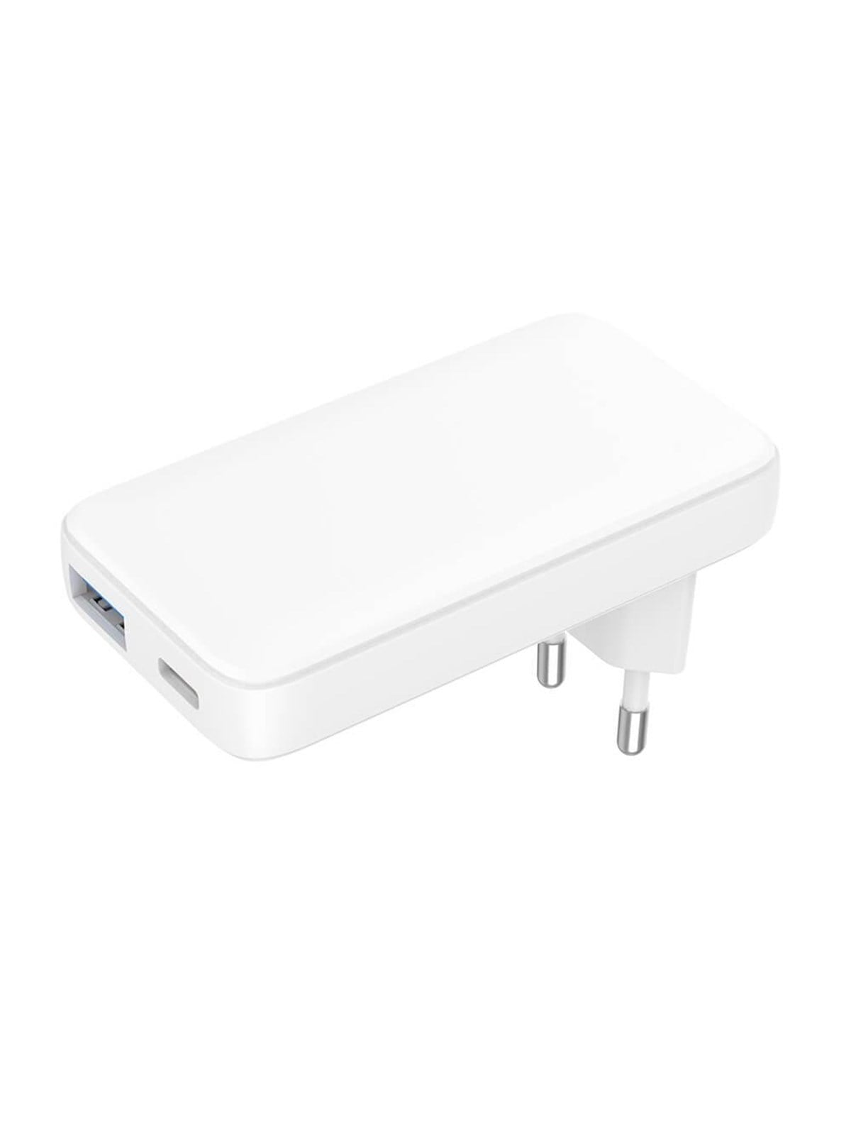 Gear Charger 220v 1xusb-c + 1xusb-a Pd/pps 36w + QC 18w Gan - White - Handys Adapter Und Ladegeraete - 665137