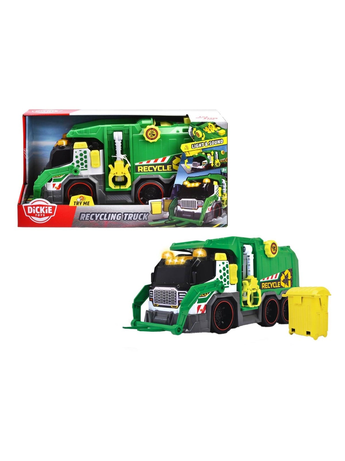 Dickie Recycle Truck Green - Spielzeugauto - 203307001