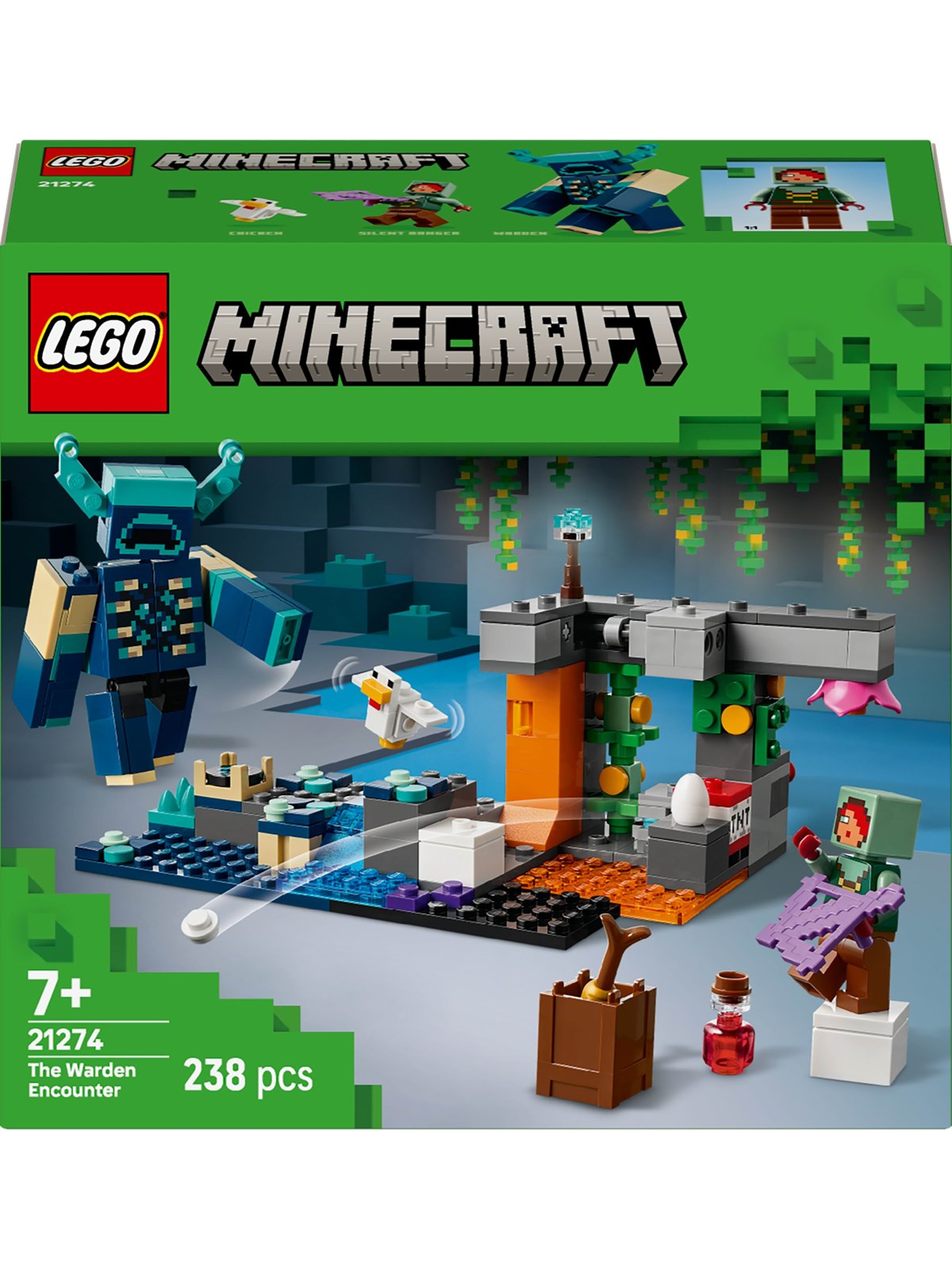 Lego Minecraft 21274 Begegnung Mit Dem Wächter