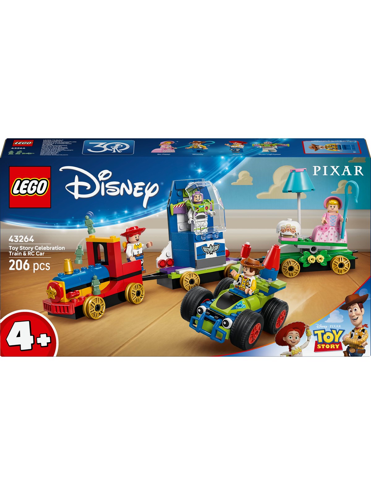 Lego Disney 43264 Partyzug Und Das Auto RC Aus Toy Story
