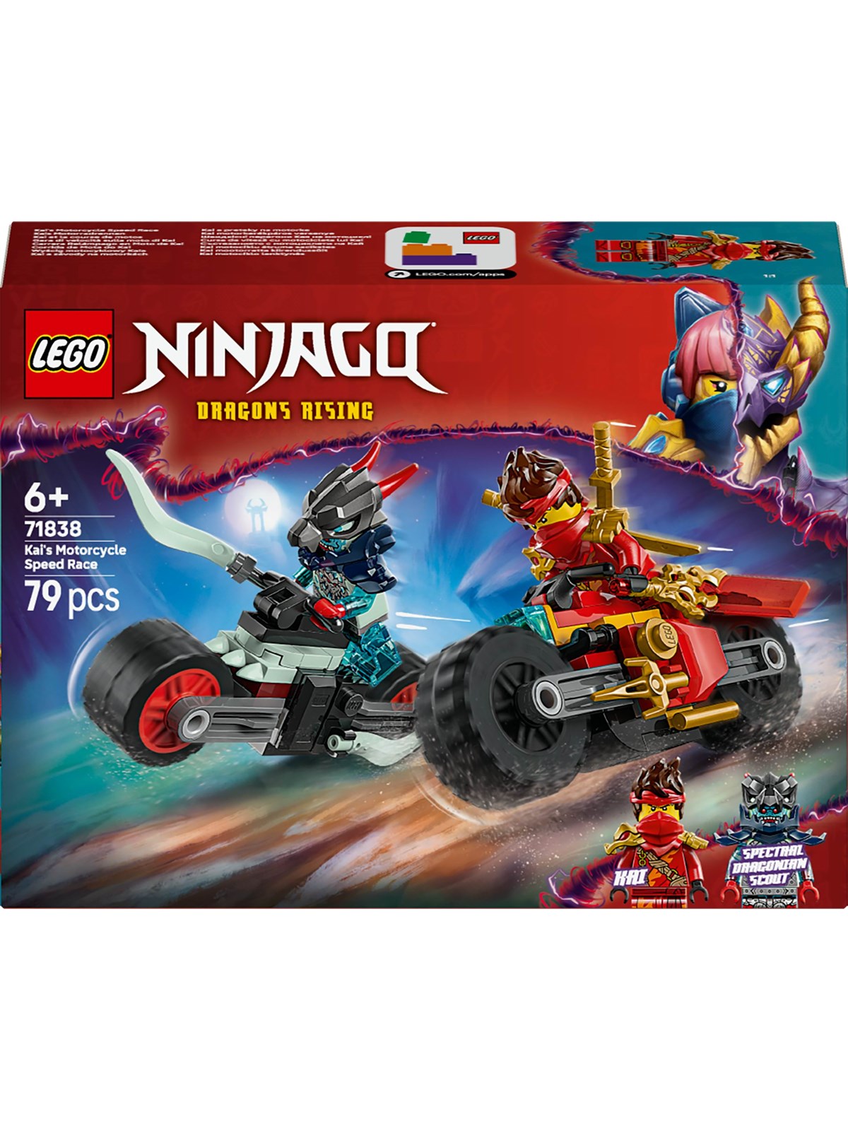 Lego Ninjago 71838 Kais Motorradrennen