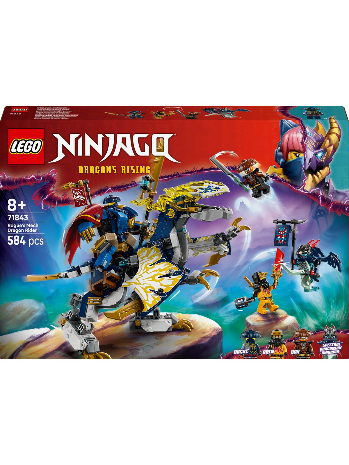 Lego Ninjago 71843 Rogues Mech-drachenreiter