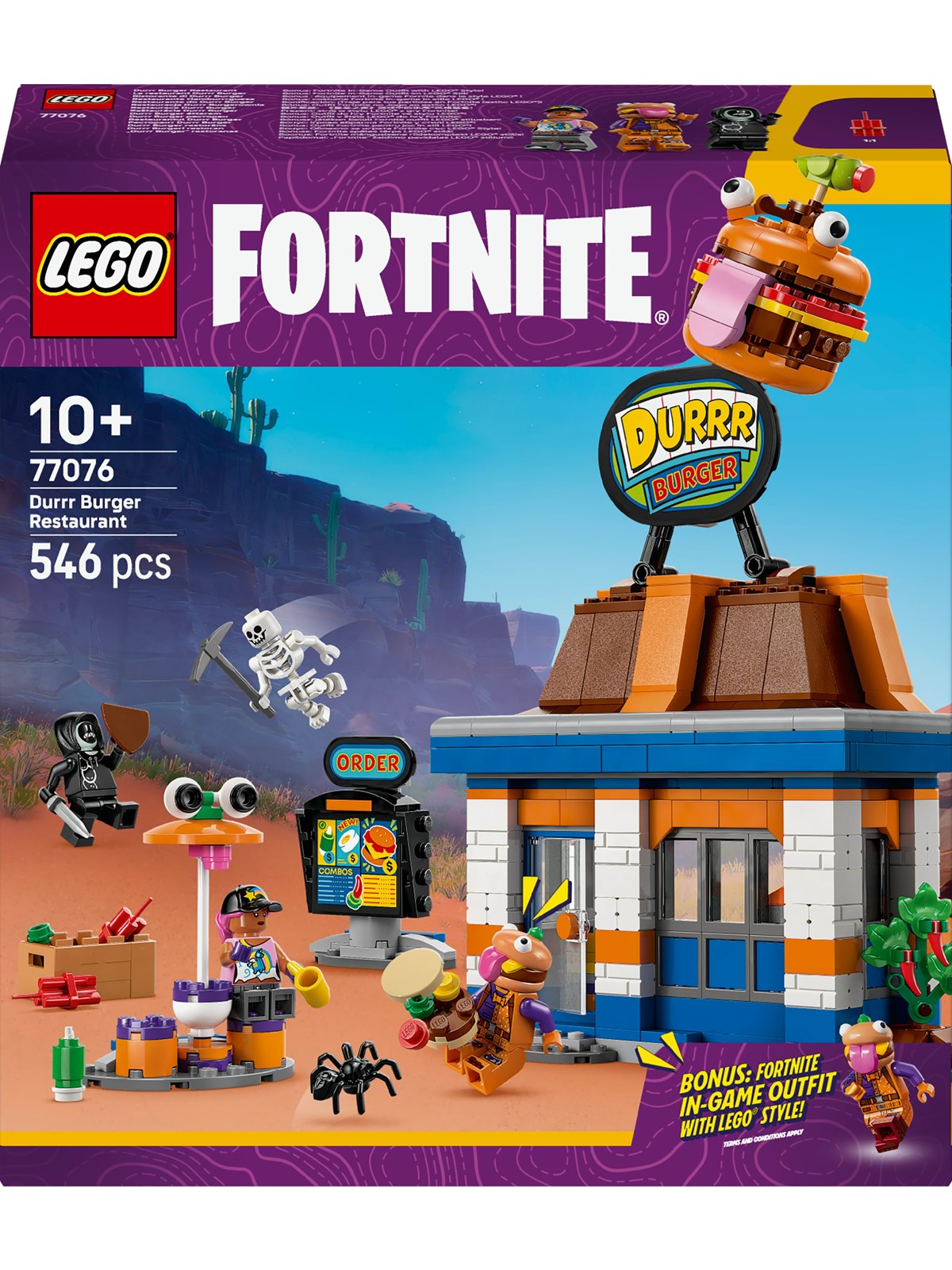 LEGO FORTNITE 77076 Durrr Burger Restaurant Image