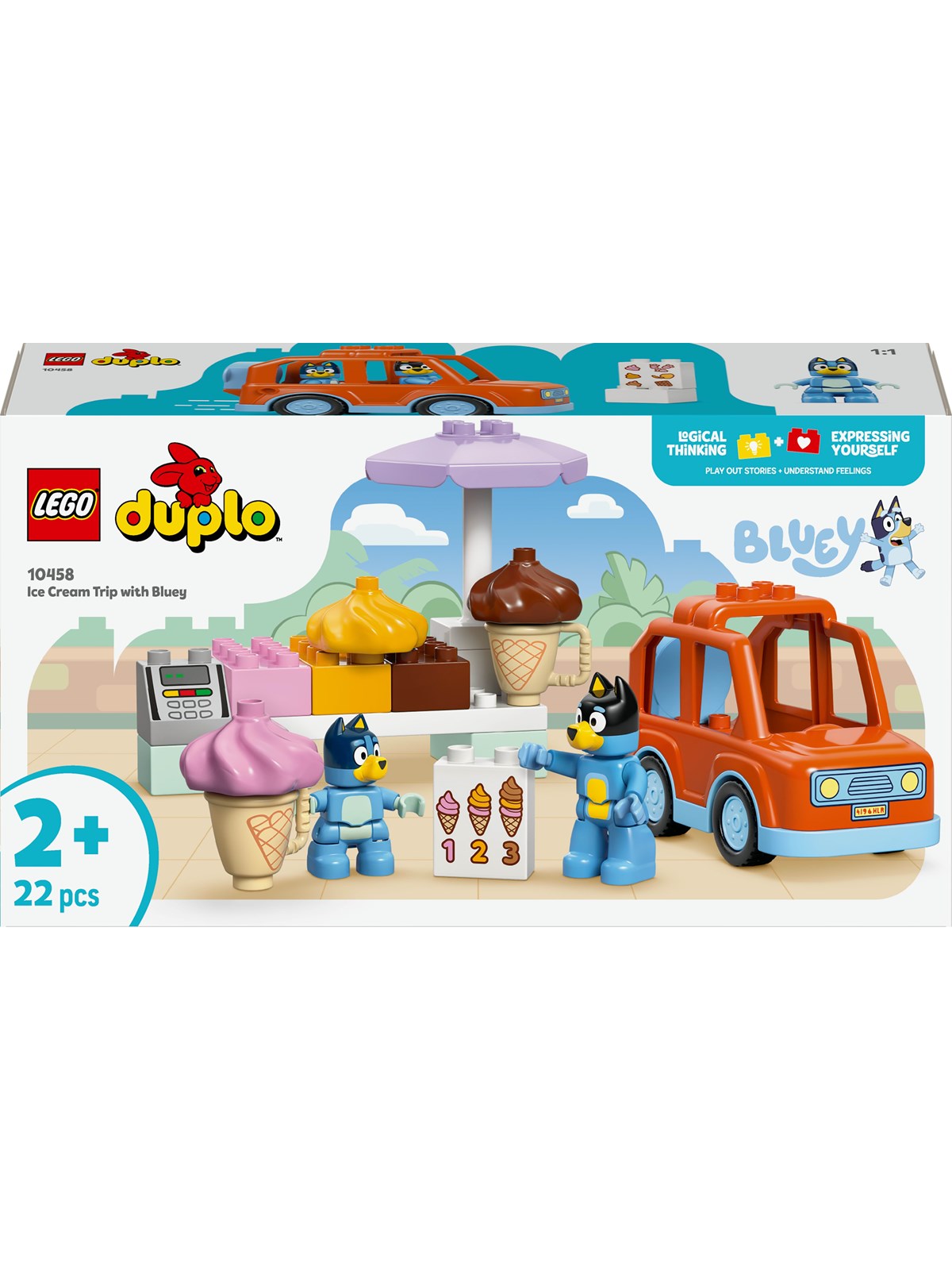 Lego Bluey 10458 Ausflug Zur Eisdiele Mit Bluey