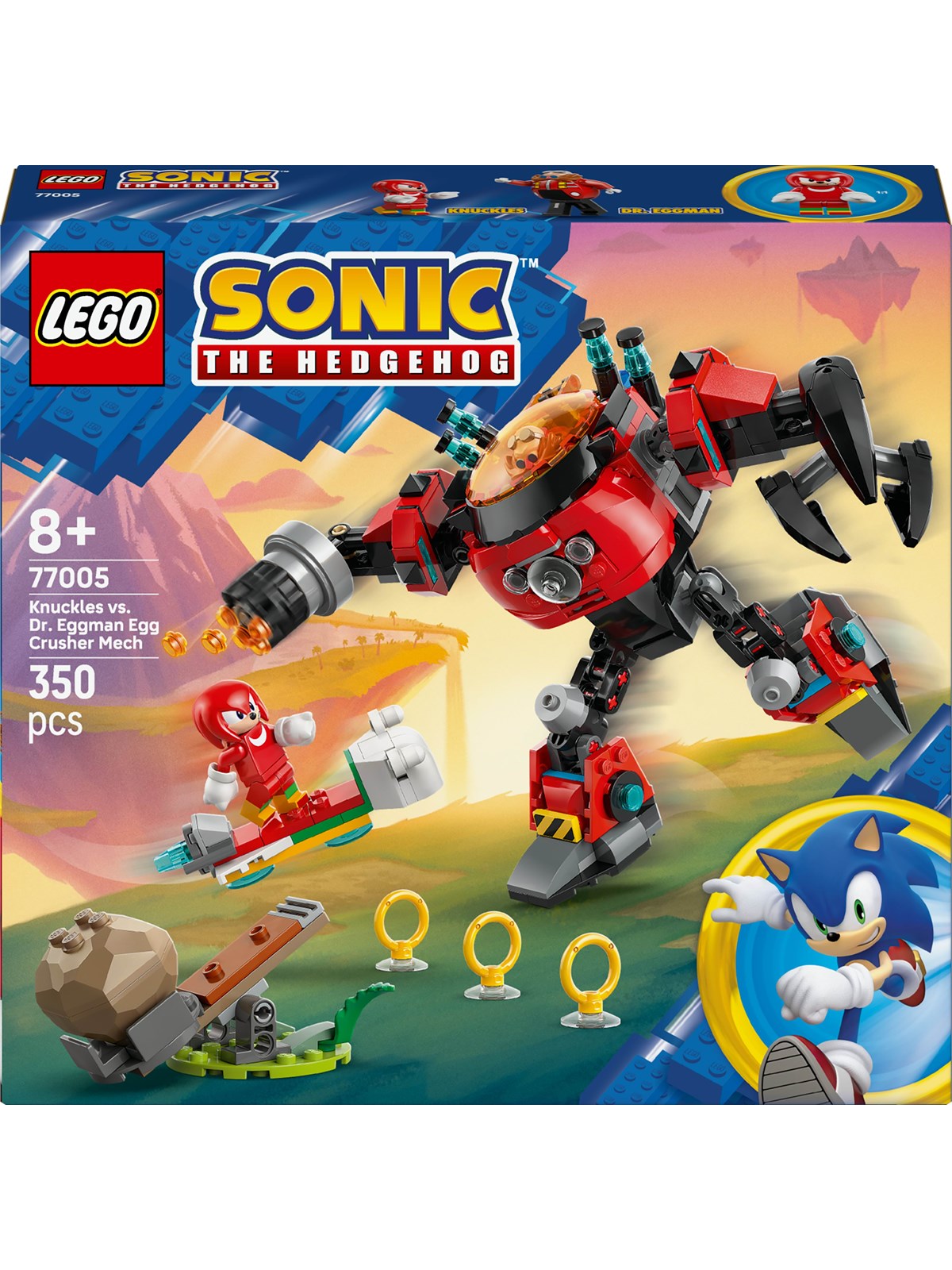 Lego Sonic 77005 Knuckles vs. Dr. Eggmans Egg Crusher Mech