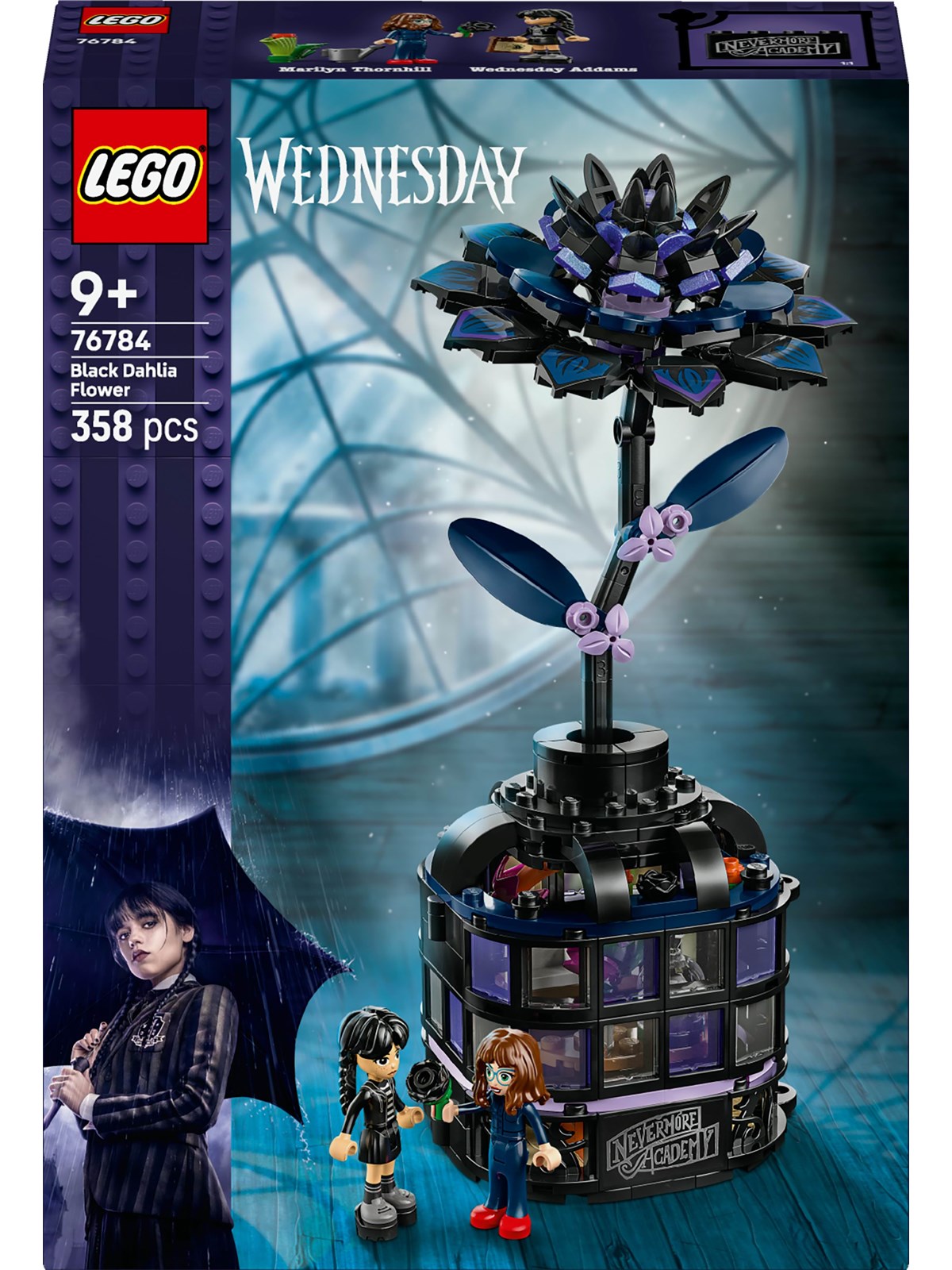 Lego Wednesday 76784 Schwarze Dahlie