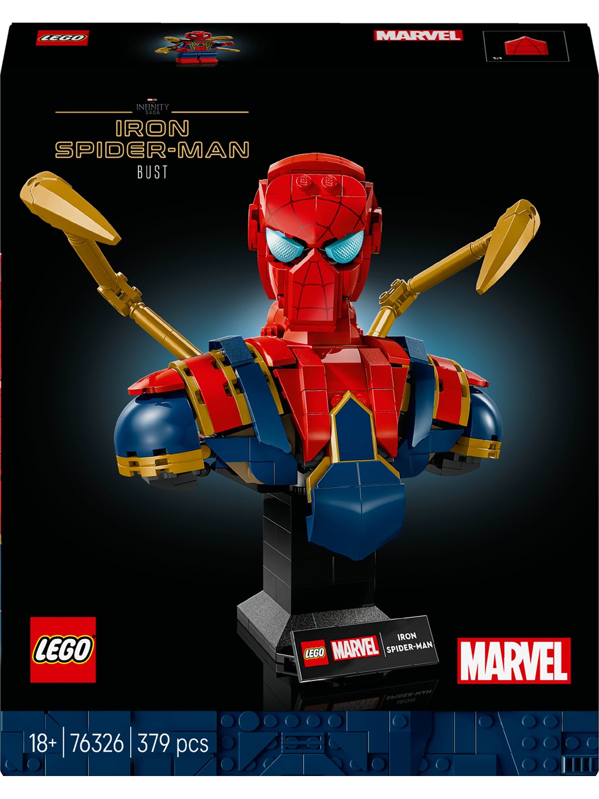 Lego Super Heroes Marvel 76326 Iron Spider-man Büste
