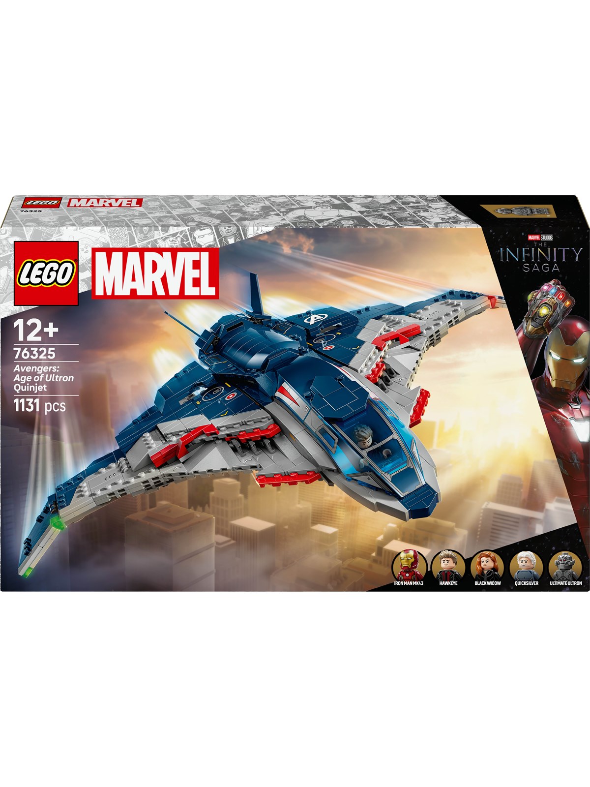 Lego Super Heroes Marvel 76325 Avengers: Age of Ultron Quinjet