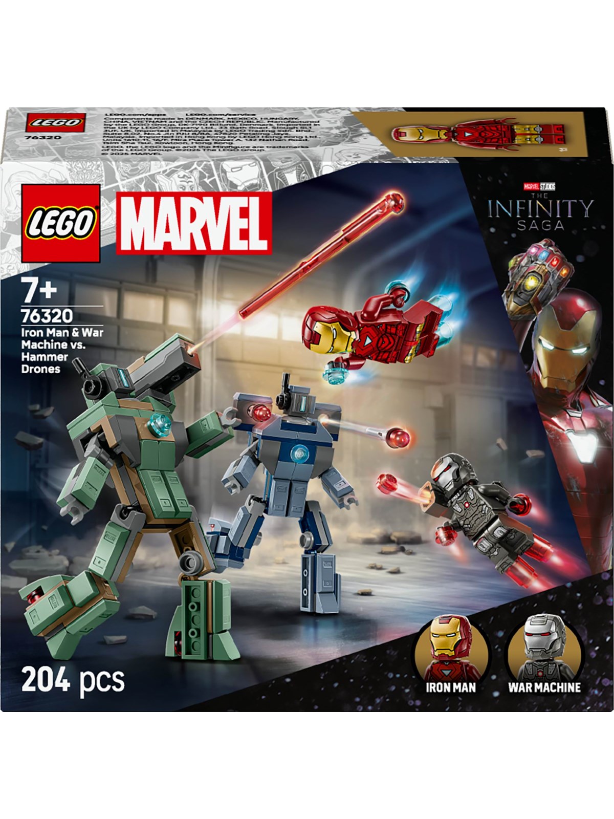 Lego Super Heroes Marvel 76320 Iron Man & War Machine vs. Hammer-drohnen
