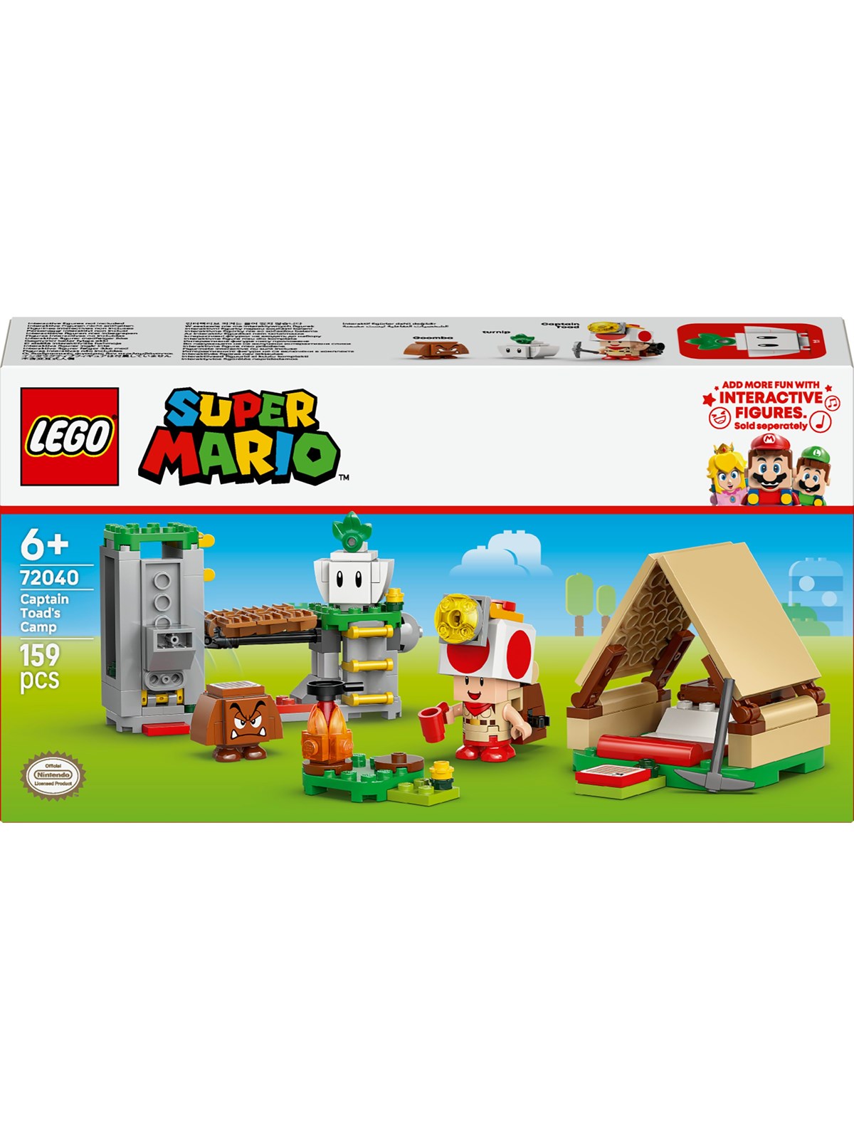 Lego Super Mario 72040 Kapitän Toad-camp