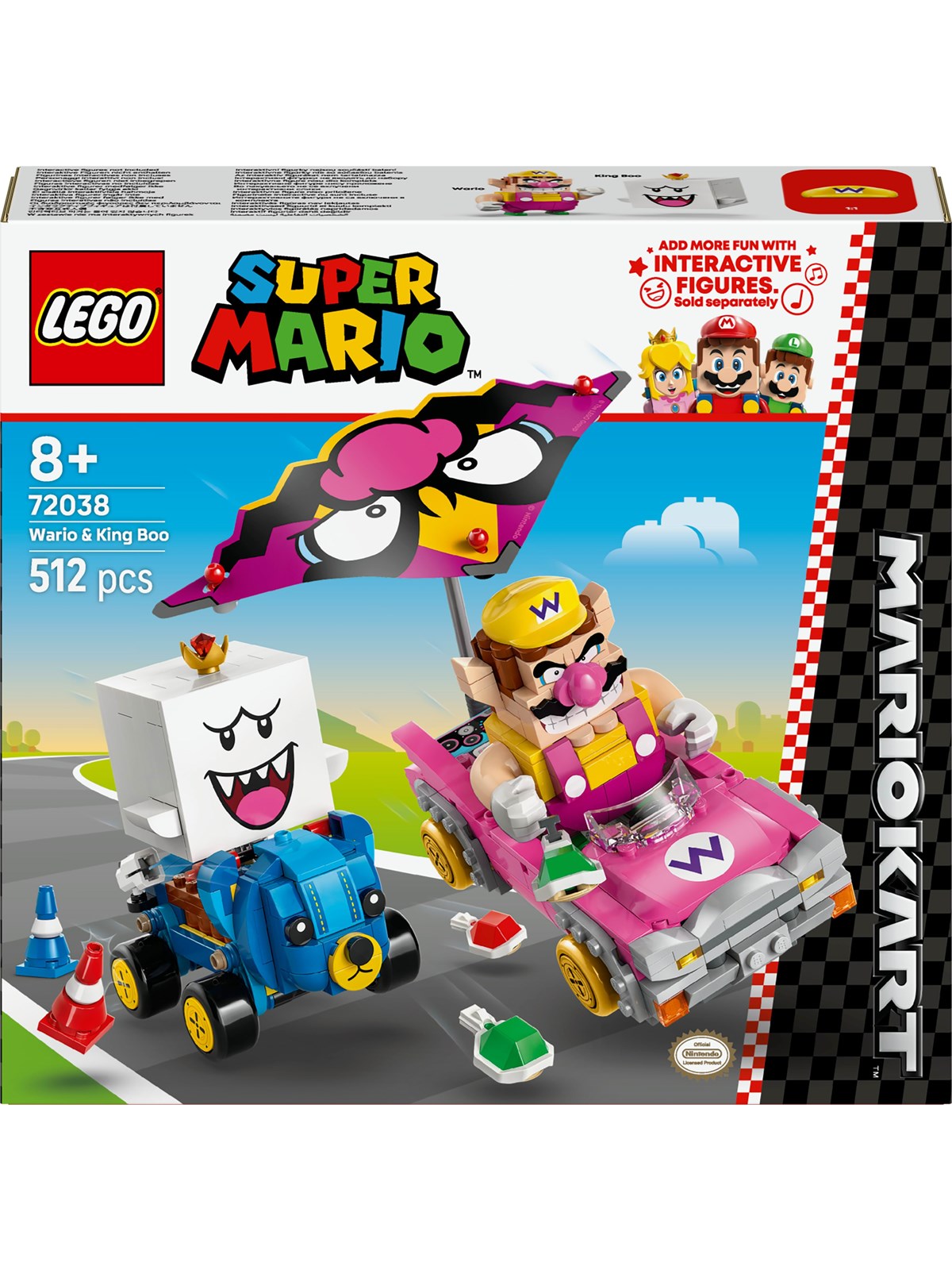 Lego Super Mario 72038 Mario Kart - Wario & König Buu Huu