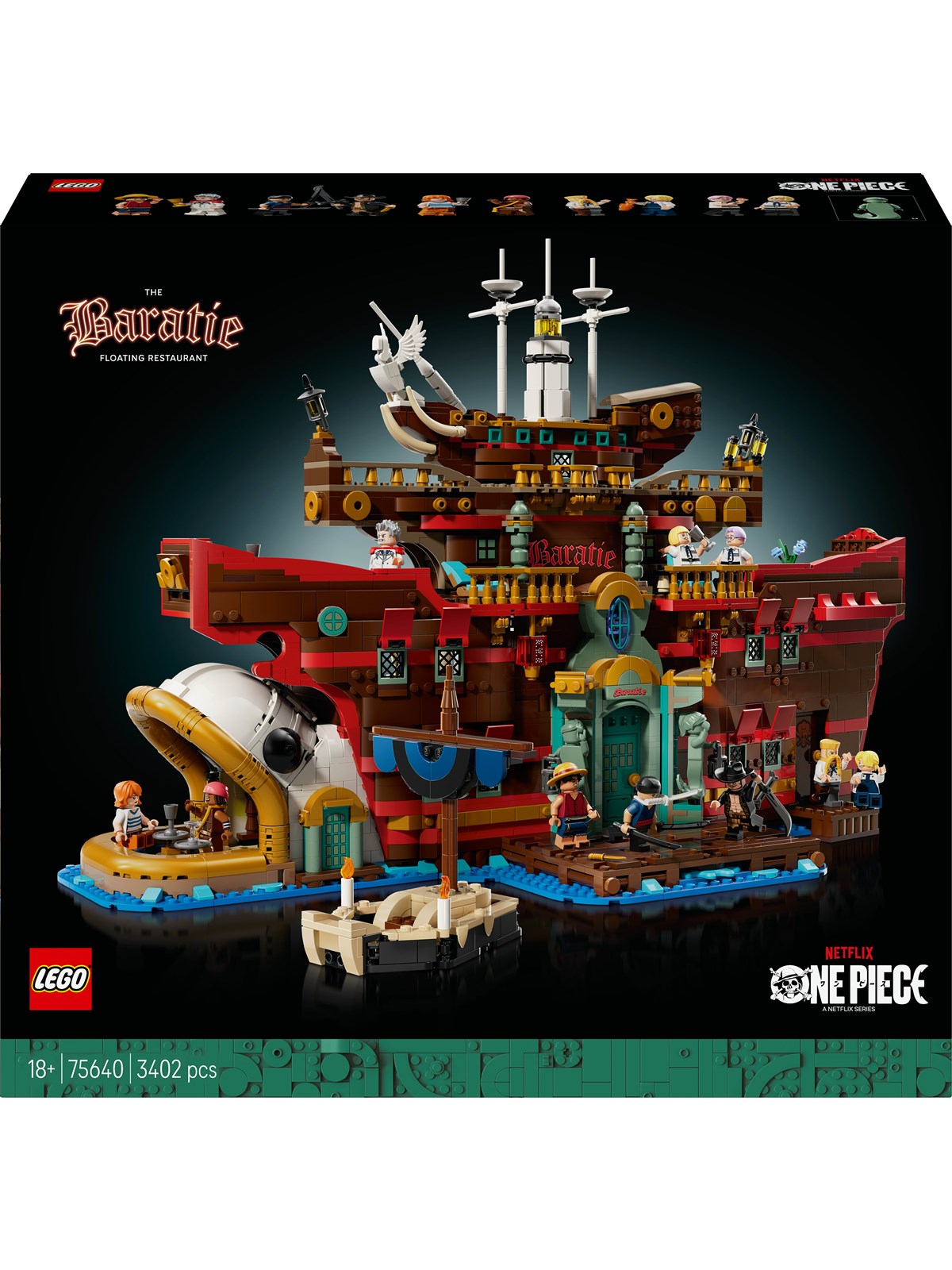 Lego One Piece 75640 Baratié, Das Schwimmende Restaurant