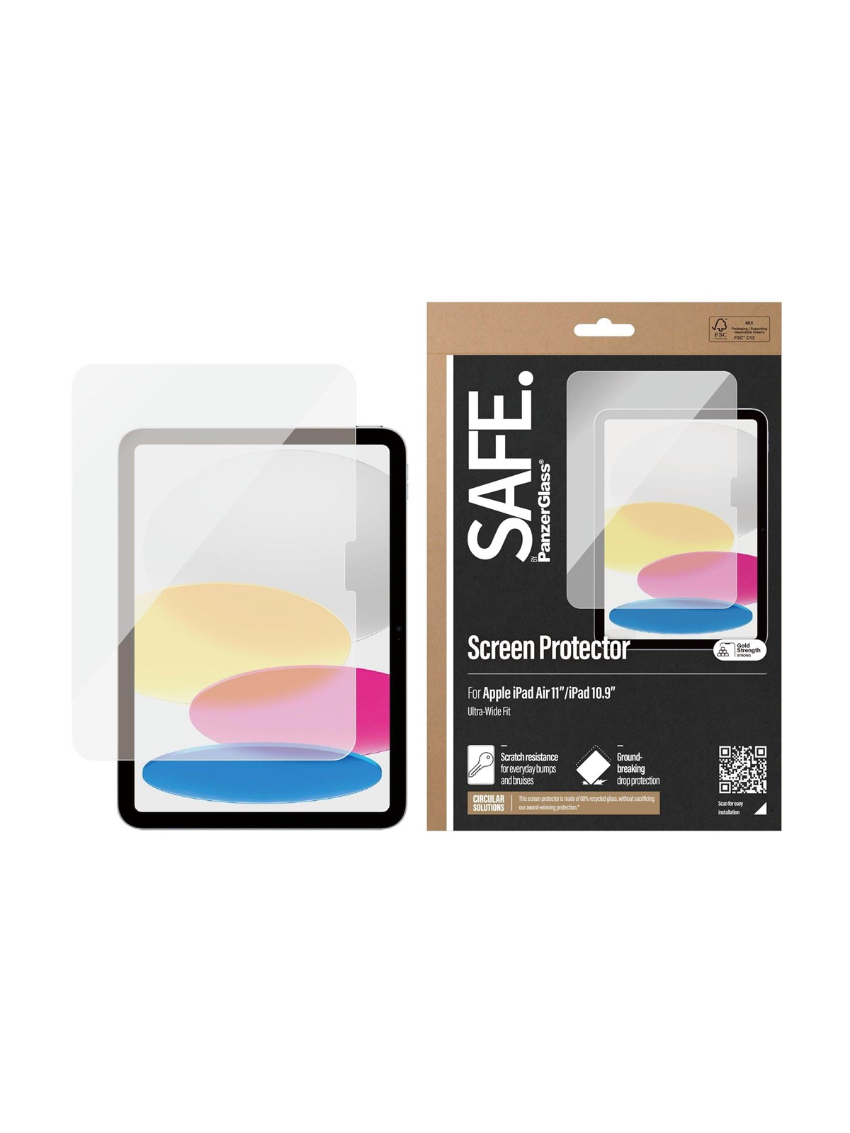 Safe by Panzerglass Screen Protector Ipad Air 11'' (2024-2025) | Ipad 10.9'' (2022) | Ipad 11'' (2025) | Ultra-wide Fit - Tablets Anderes Zubehoer - 