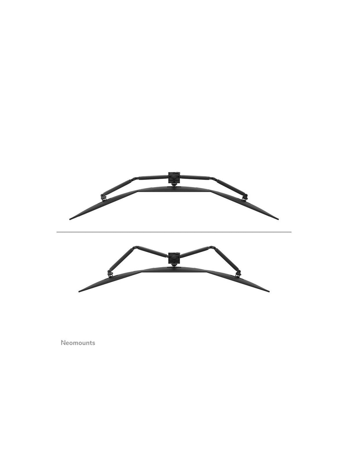 Neomounts Ds60-600bl3 Mounting Kit - Full-motion - For 3 Monitors - Black - Monitorhalterung