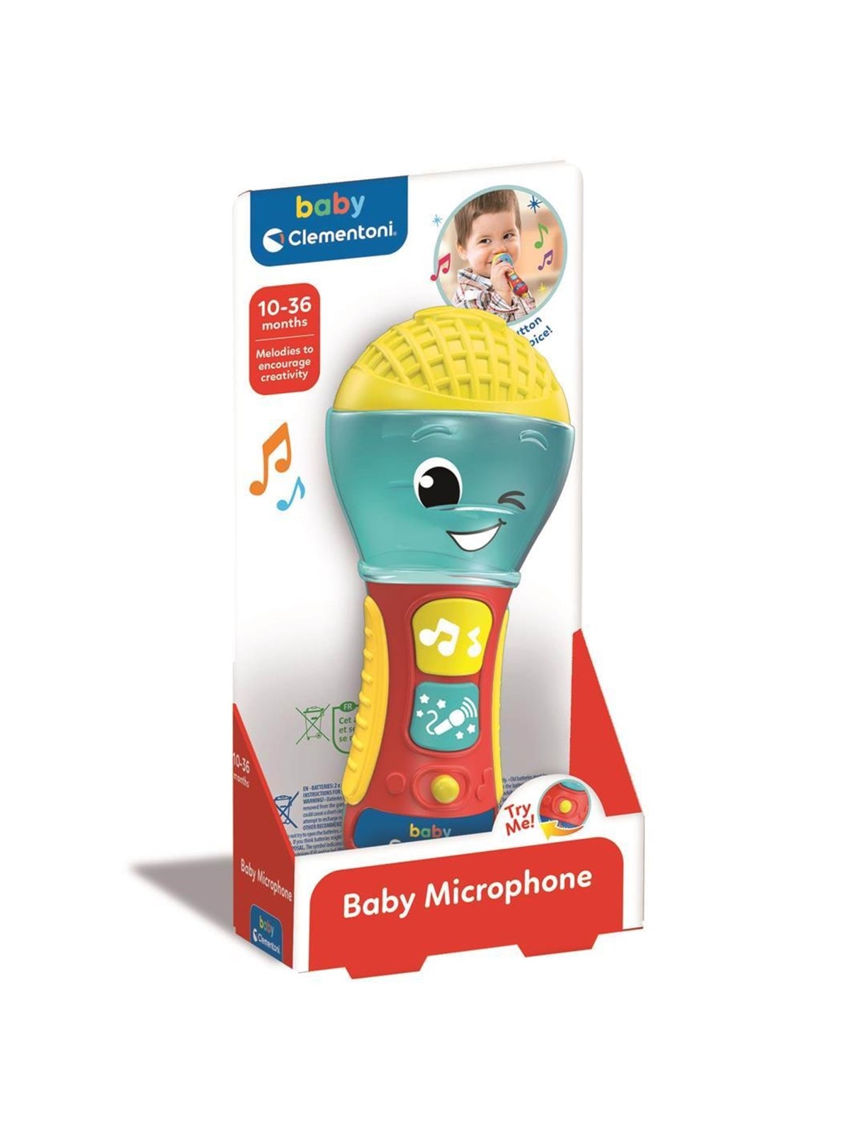 Clementoni Baby Microphone - Baby Spielzeug - 17925