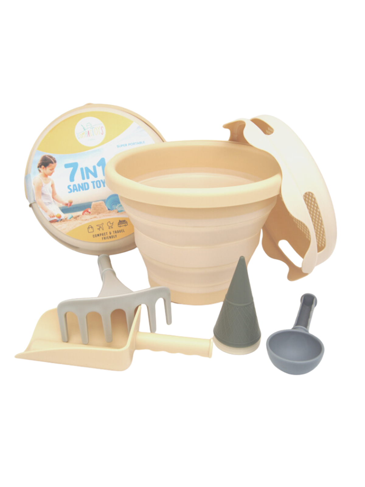 Compacttoys 7in1-beige - Spiele im Freien