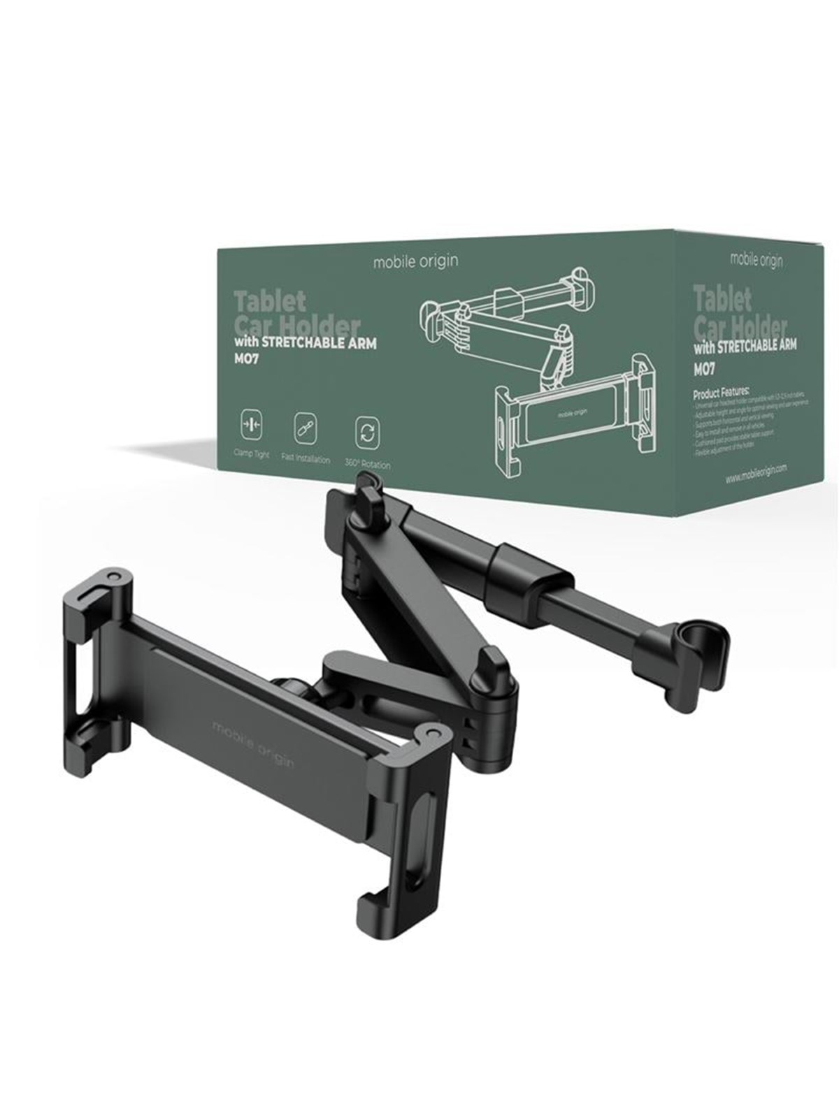 Mobile Origin Tablet Car Holder With Stretchable Arm Ca7 - Handys Anderes Zubehoer - Frl-tchwsa-mo7