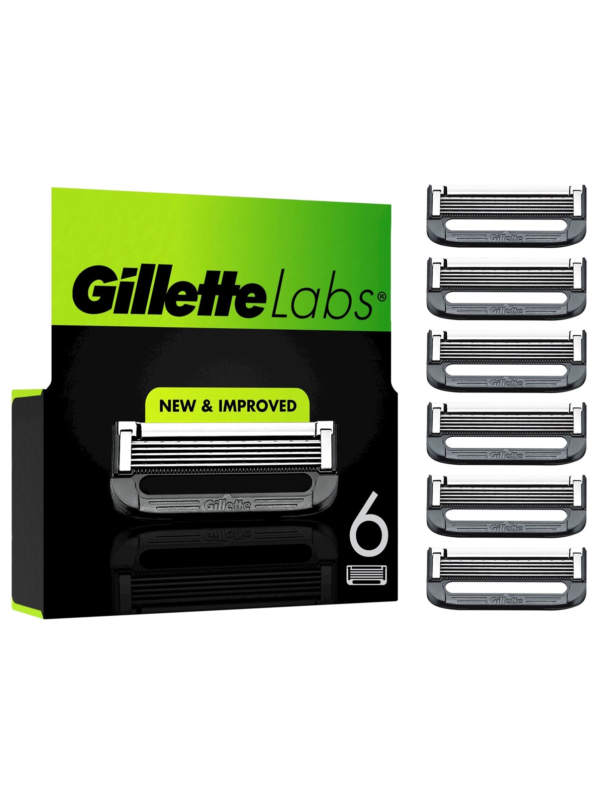 Gillette Labs Razor Blades (6-pack) - Rasierausstattung - 8700216331814