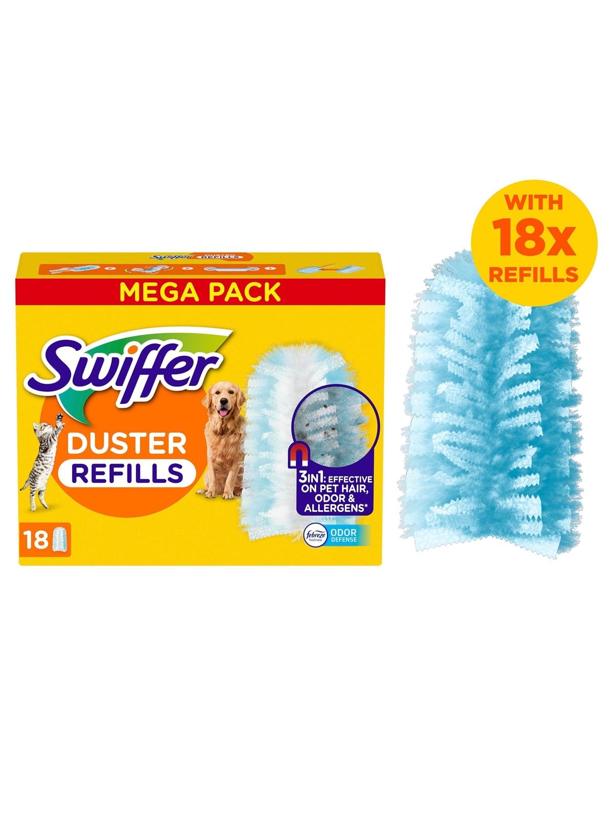 Swiffer Duster Pet - 18 Pcs - Reinigung - 8700216676823