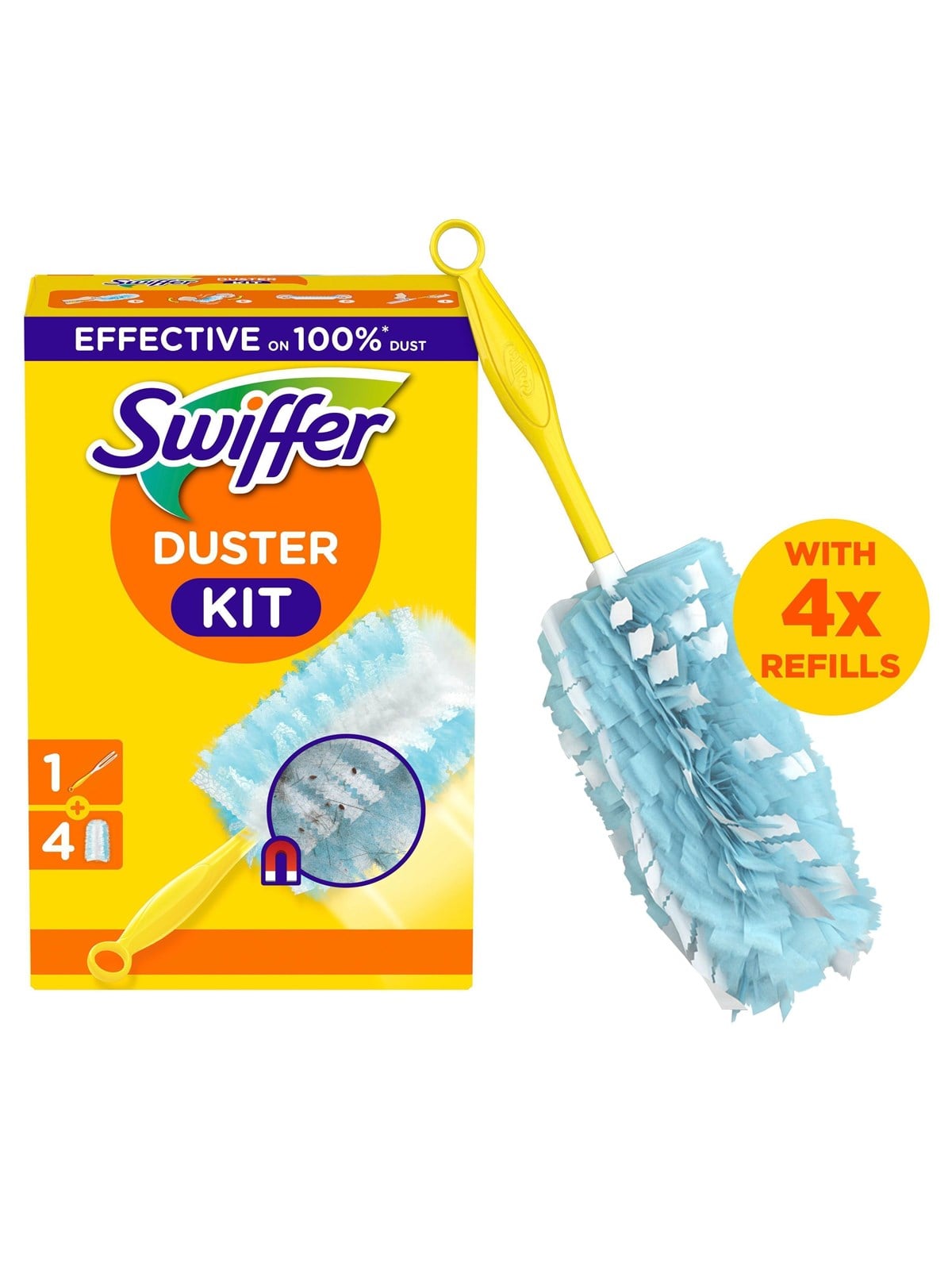 Swiffer Duster Handle + 4 Refills - Reinigung - 8700216677141