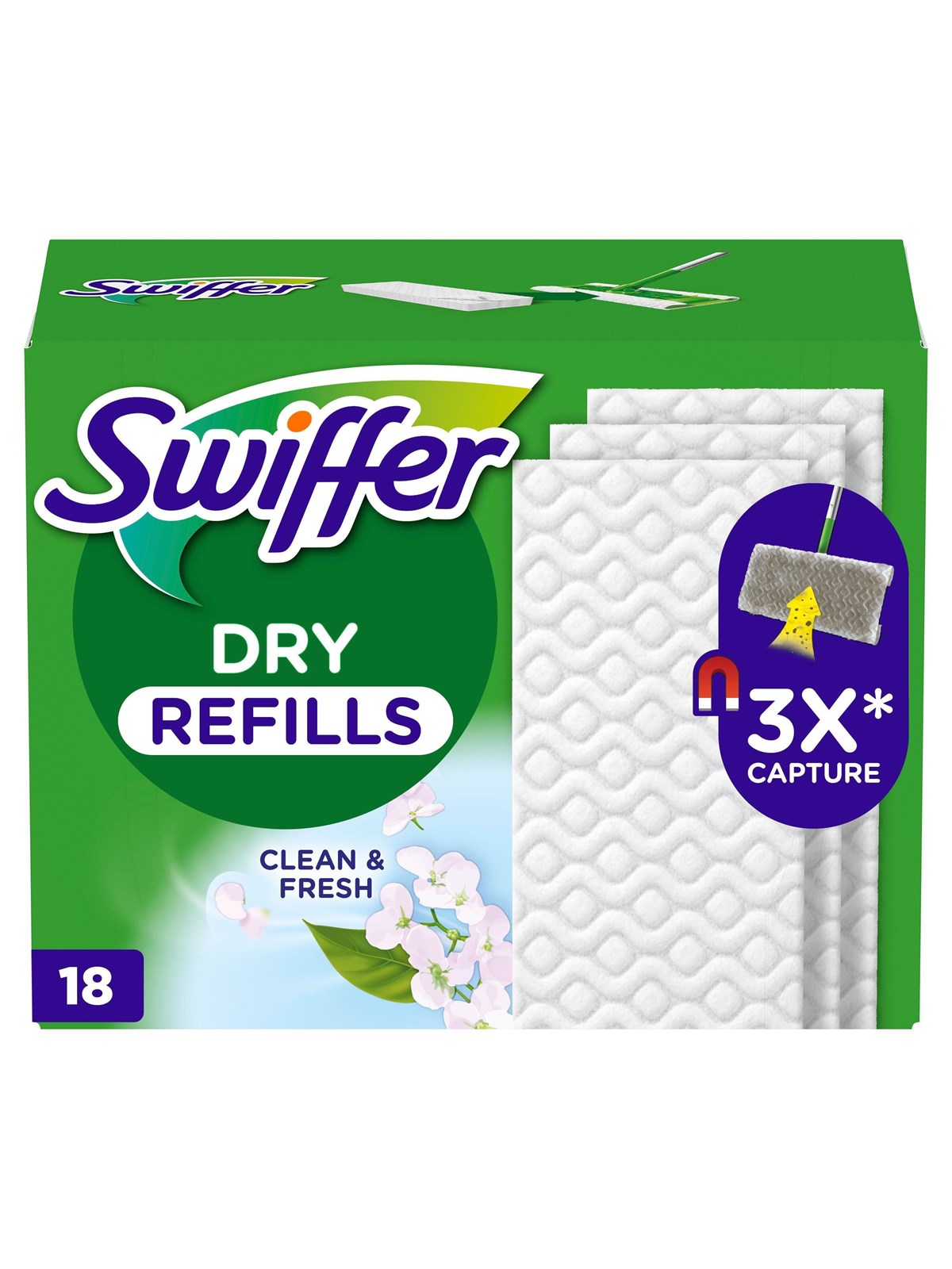 Swiffer Dry Refill Scented - 18 Pcs - Reinigung - 8700216677226