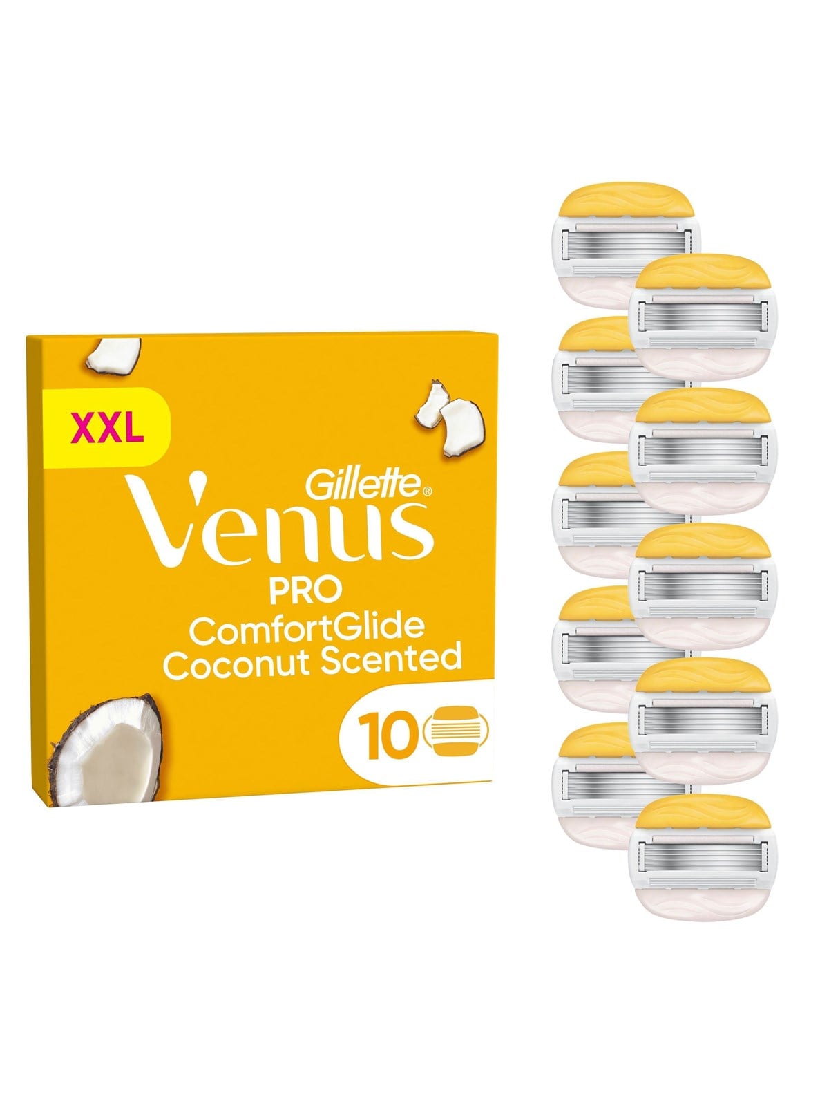 Gillette-venus Pro Xxl Coconut - 10 Pcs - Rasierausstattung - 8700216493031