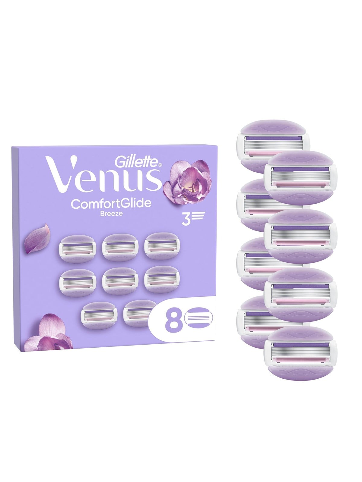 Gillette-venus Comfortglide Breeze - 8 Pcs - Rasierausstattung - 8700216500135