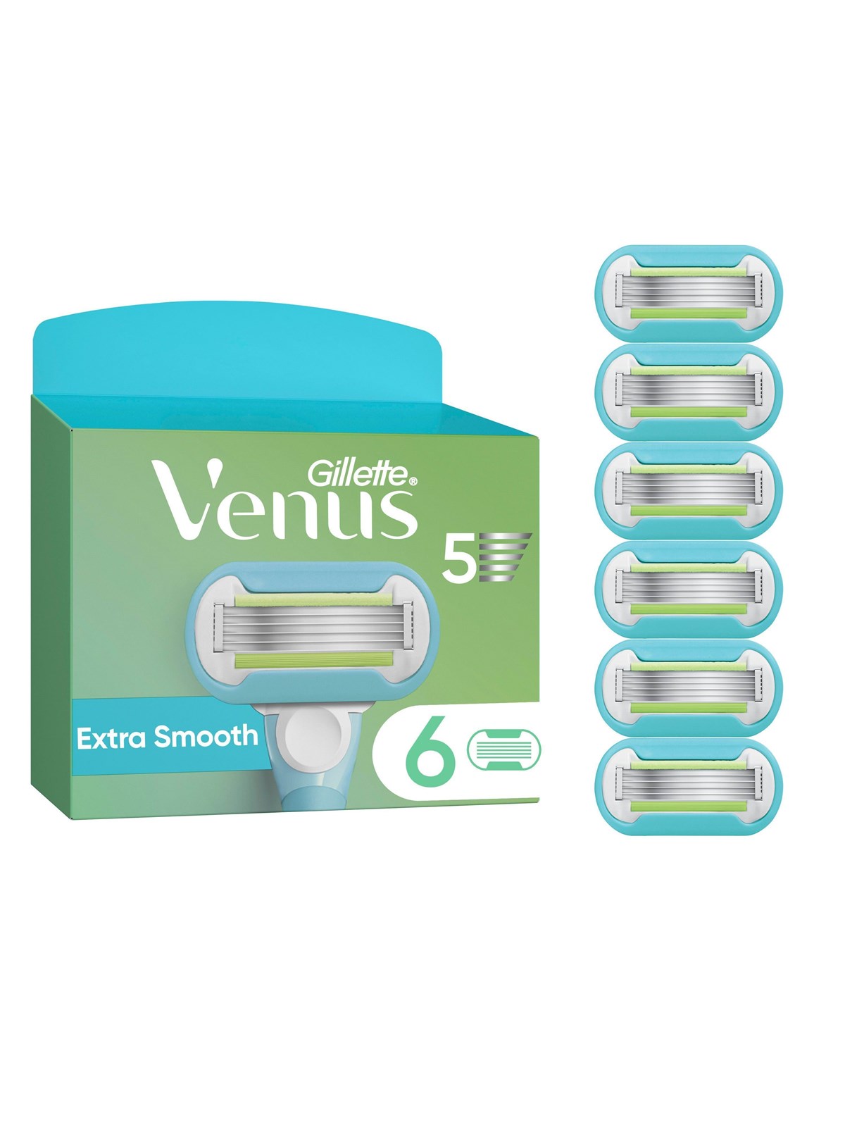 Gillette-venus Extra Smooth - 6 Pcs - Rasierausstattung - 8700216501804