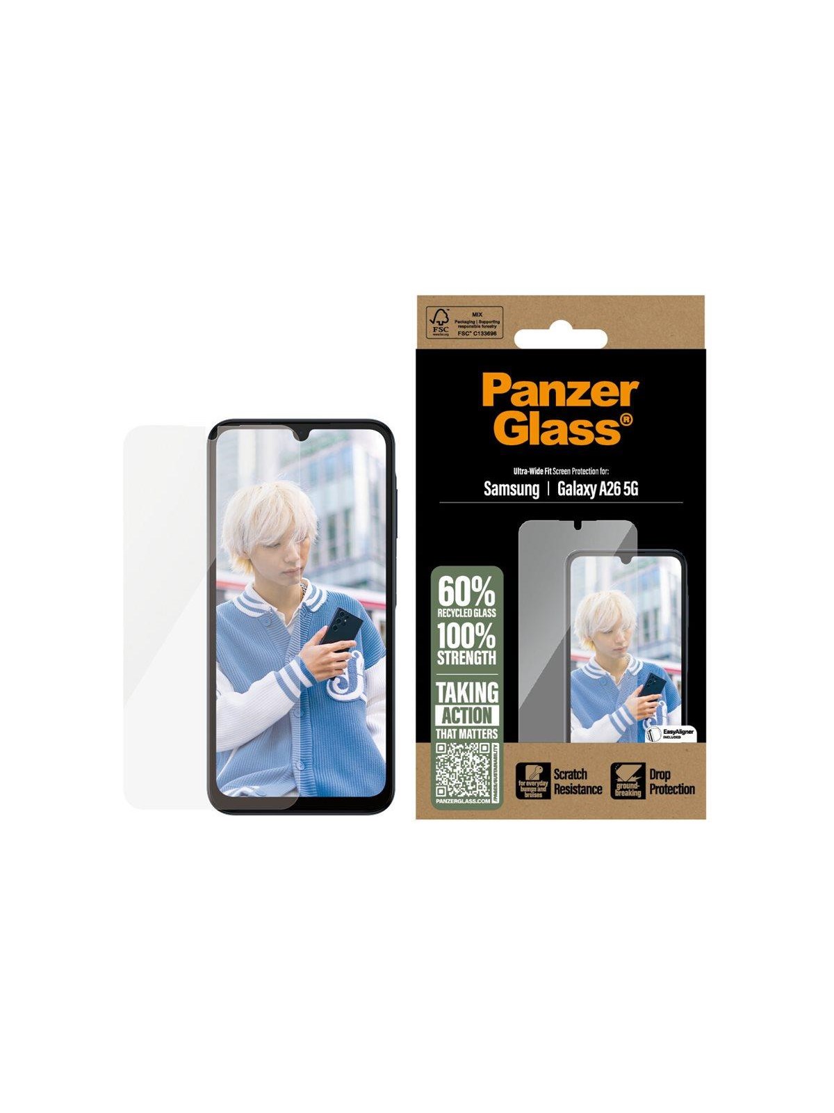 Panzerglass Screen Protector Samsung Galaxy A26 5G | Ultra-wide Fit - Handys Schutzfolie - Pgrnuwfg38541