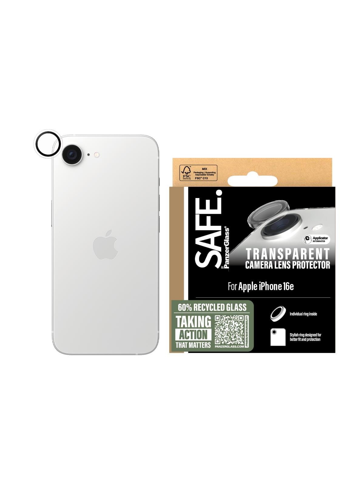 Safe by Panzerglass Camera Lens Protector Transparent Iphone 17e | 16e - Handys Schutzfolie - Sarritrg29845
