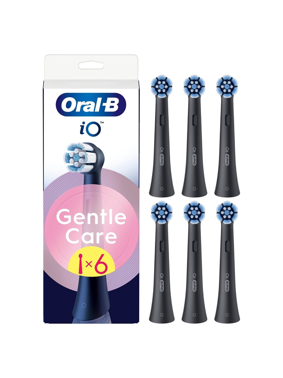 Oral-b Bürstenköpfe Gentle Care Black - 6 Pcs - Elektrische Zahnbuersten - 8700216599214