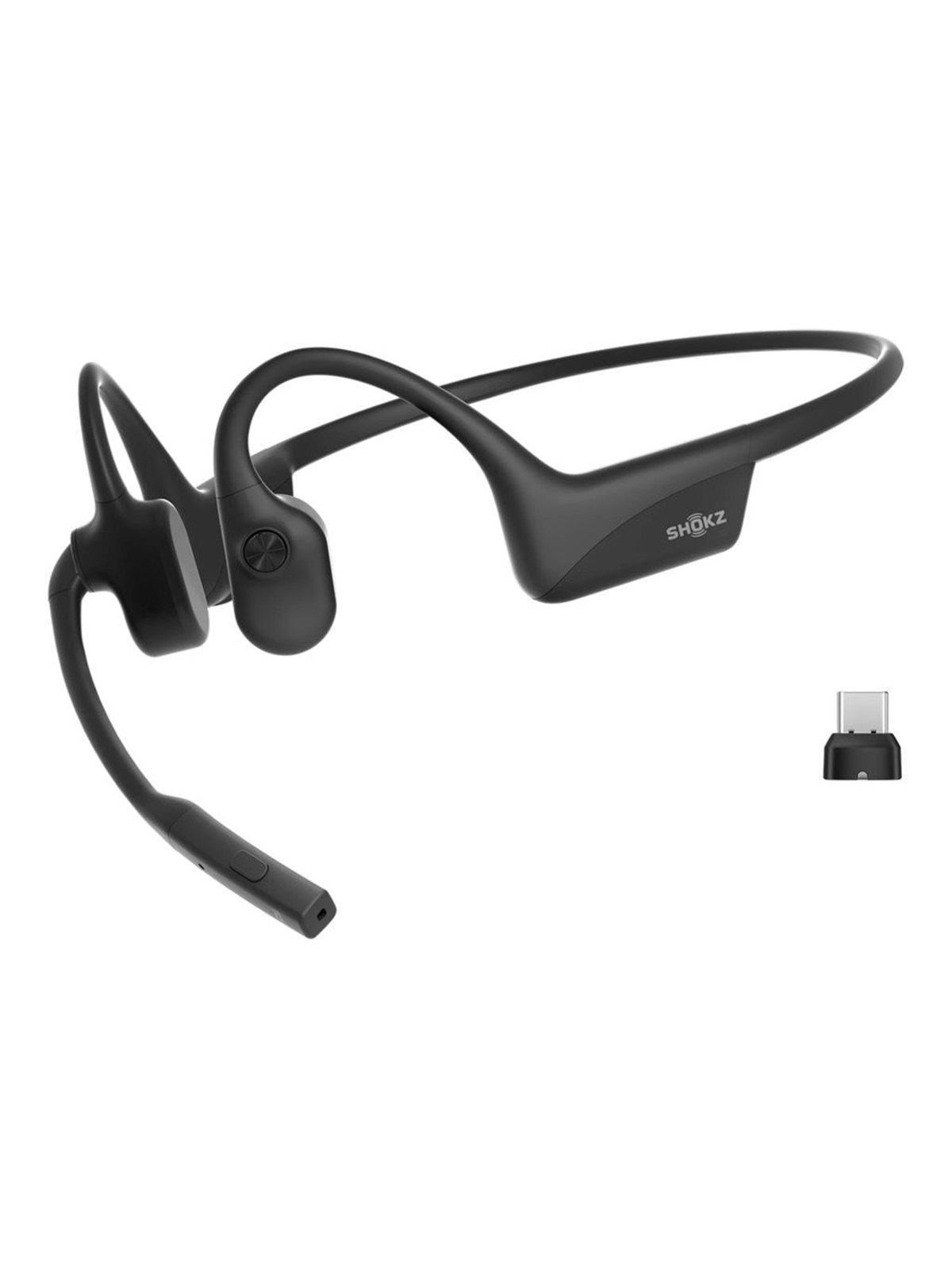 Kopfhörer - Shokz Opencomm2 UC 2025 Upgrade (Usb-c Dongle) - Black - Kopfhoerer/headsets - C120-ac-bk-eu-000